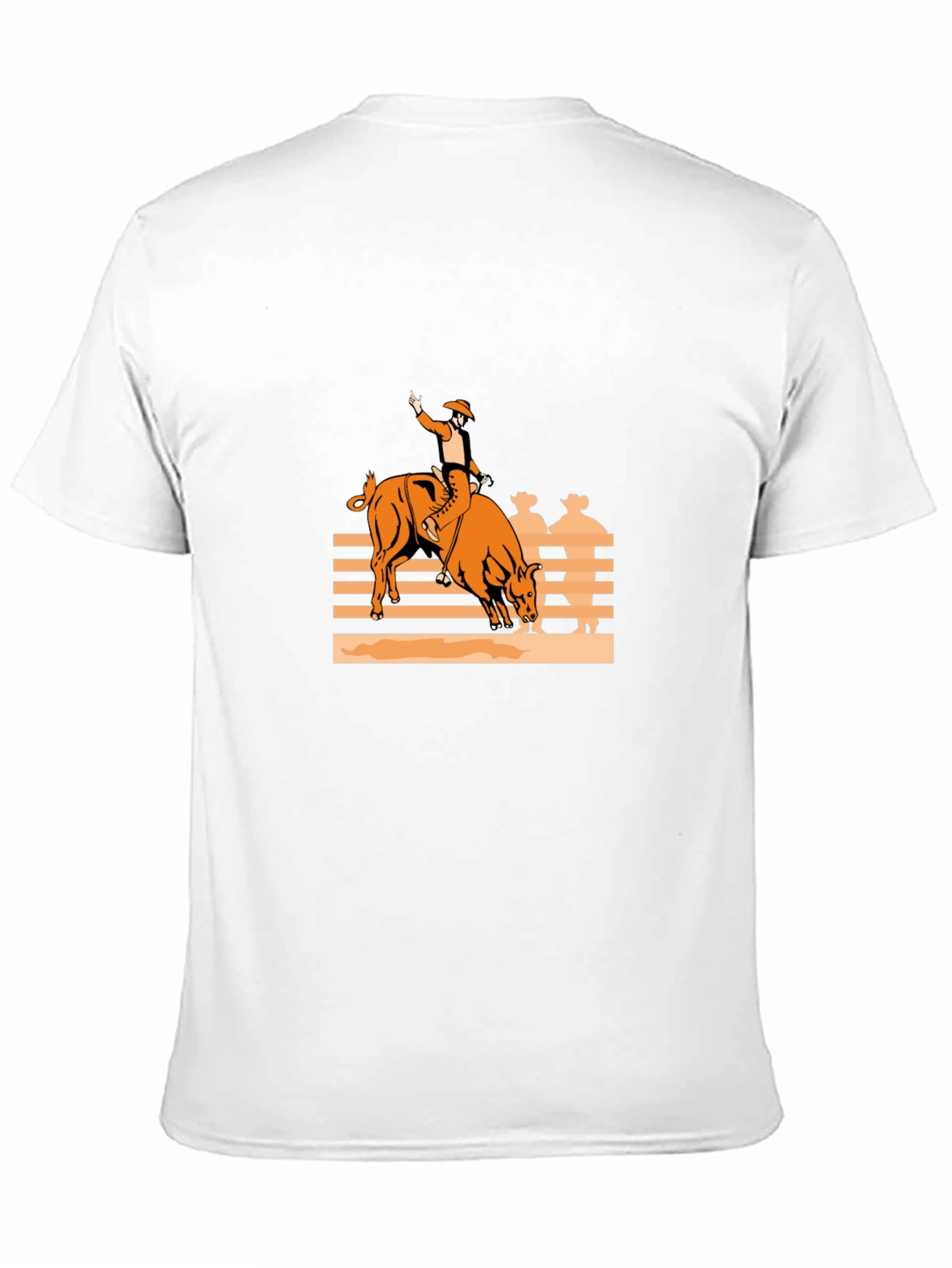 Black Bull Rider Graphic Tee - Black Cotton Comfort view 11