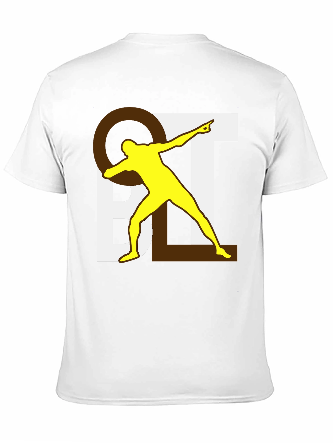Black Novelty Graphic Tee - QBL Dabbing Player Black T-Shirt view 11