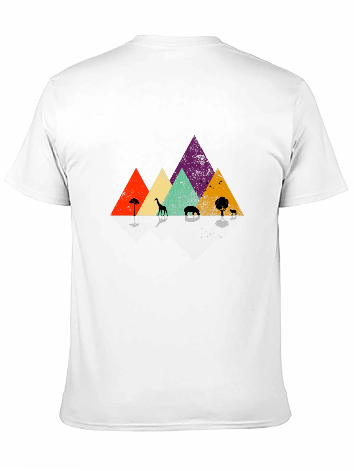 Black Safari Sunset Graphic Tee - Black view 11