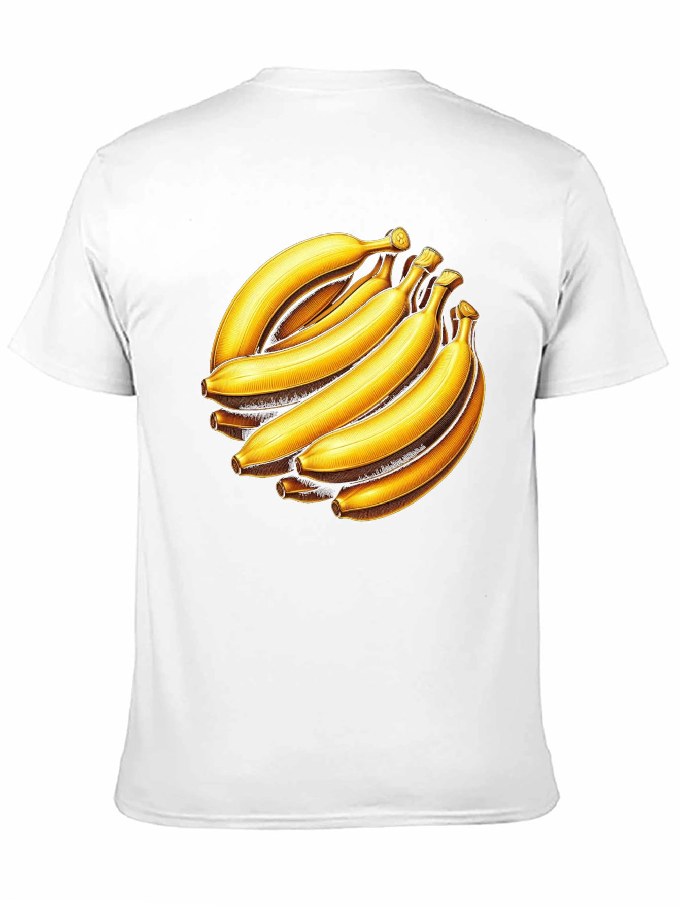 Black Banana Bunch Graphic Tee - Black Cotton Casual T-Shirt view 11
