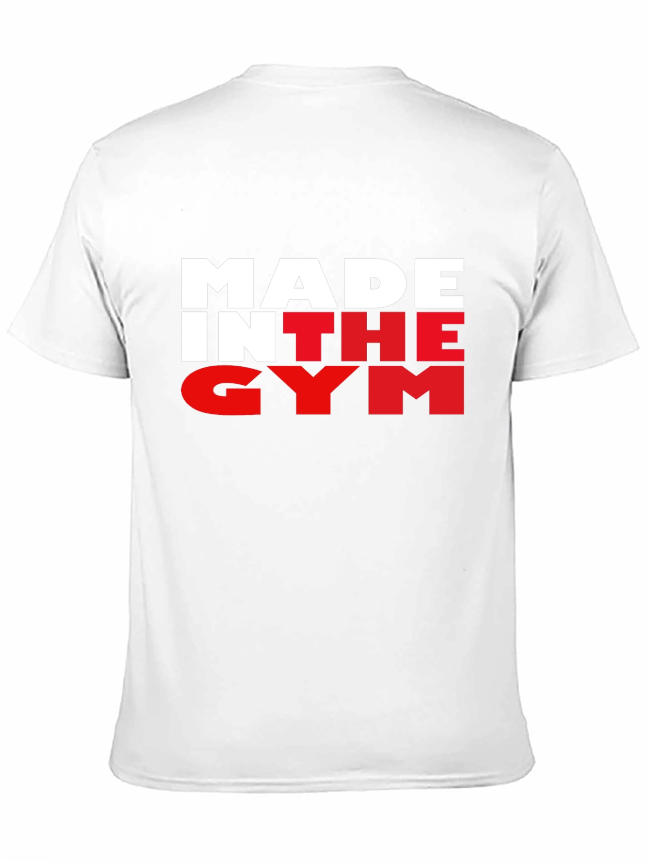 Black Made In The Gym Black T-Shirt Fitness Apparel view 11