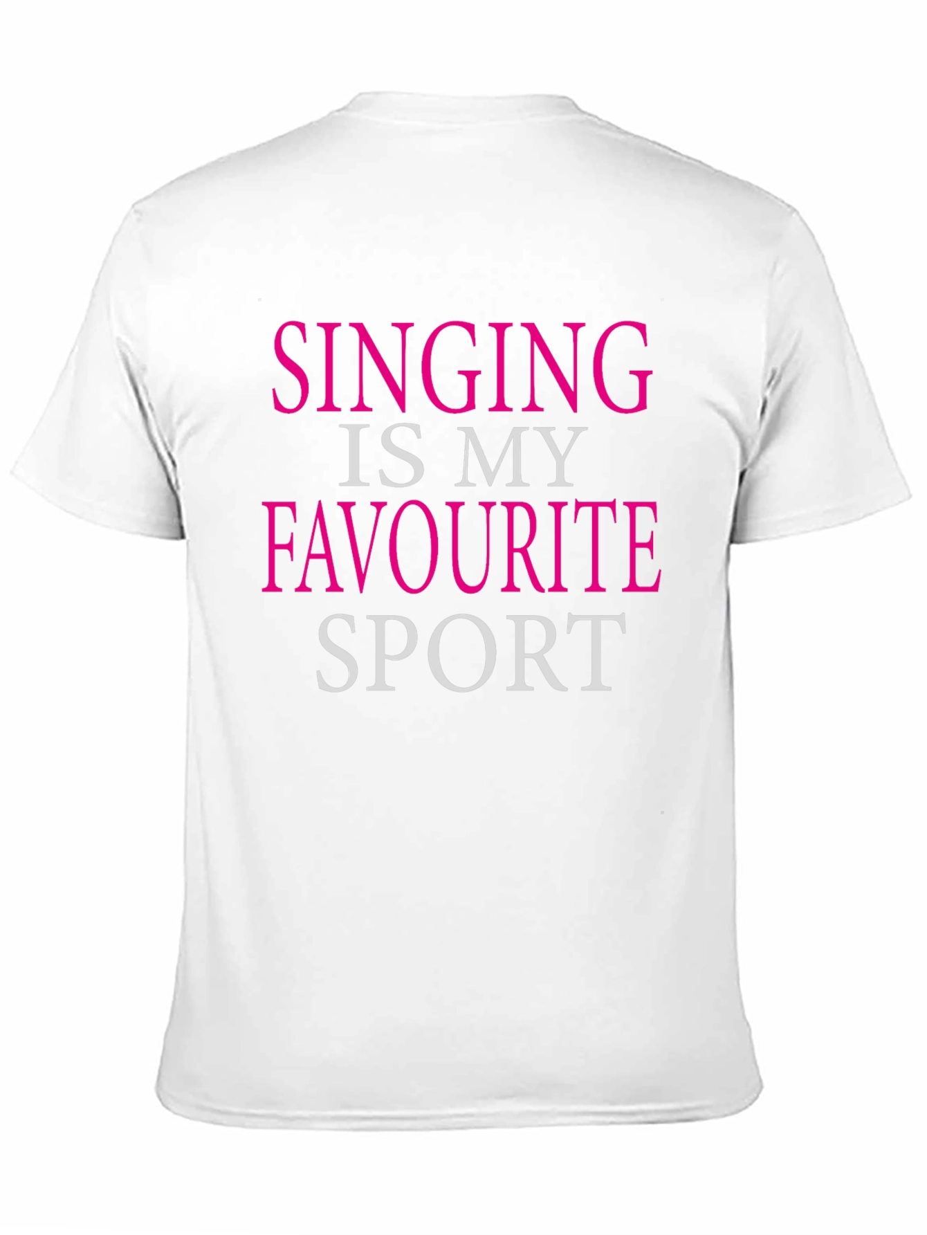 Black Singing Is My Favorite Sport - Novelty Graphic Tee view 11