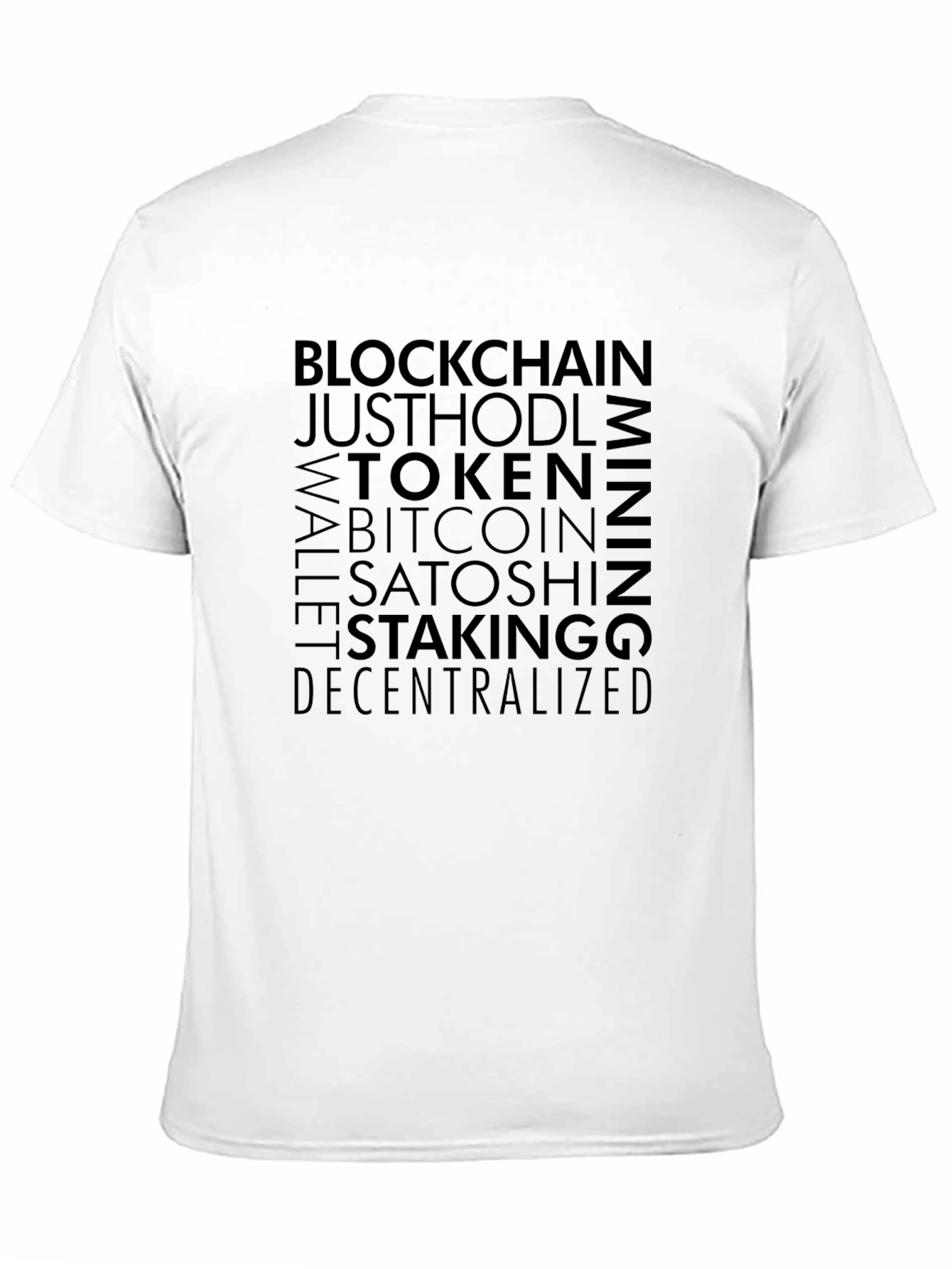 Black Crypto Enthusiast Tee: Blockchain Bitcoin Mining Design view 11