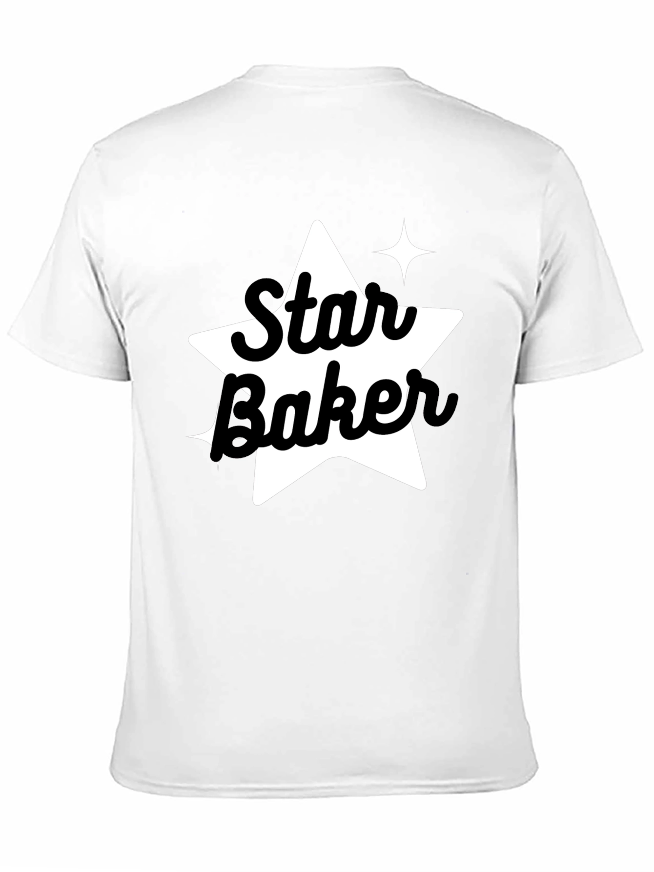 Black Star Baker Black Tee - Baking Enthusiast Apparel view 11