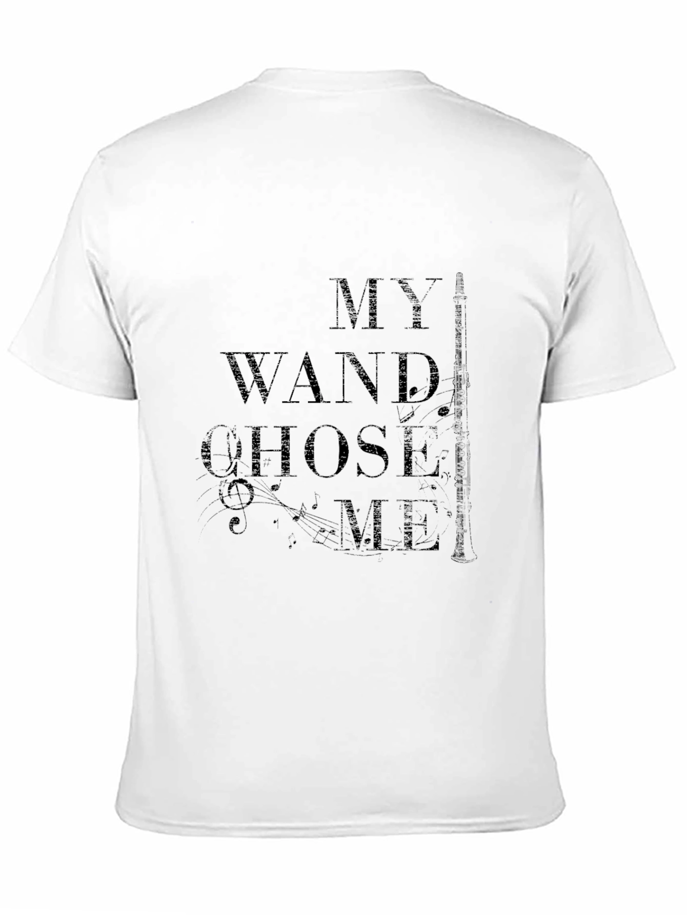 Black My Wand Chose Me Clarinet T-Shirt view 11