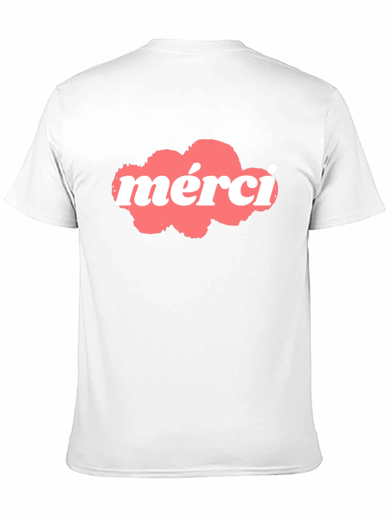 Black Merci Graphic T-Shirt - Black Cotton Blend view 11
