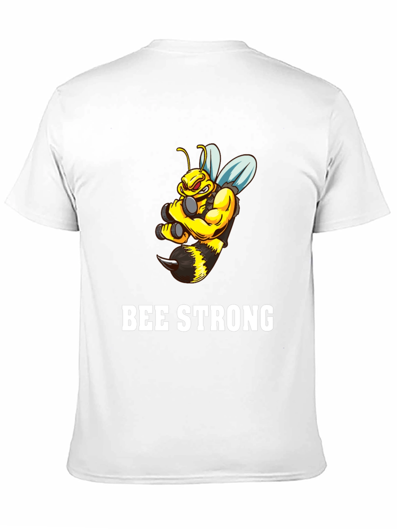 Black Bee Strong Graphic T-Shirt - Black view 11