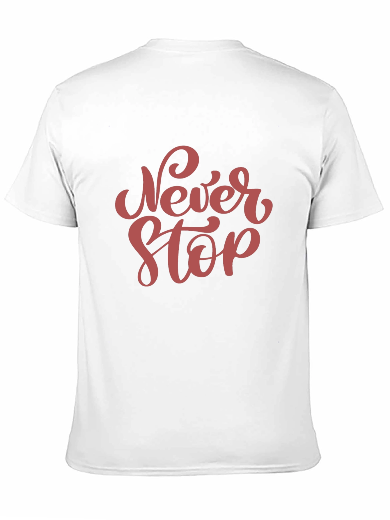 Black Never Stop Graphic Tee - Black Cotton Blend Shirt view 11