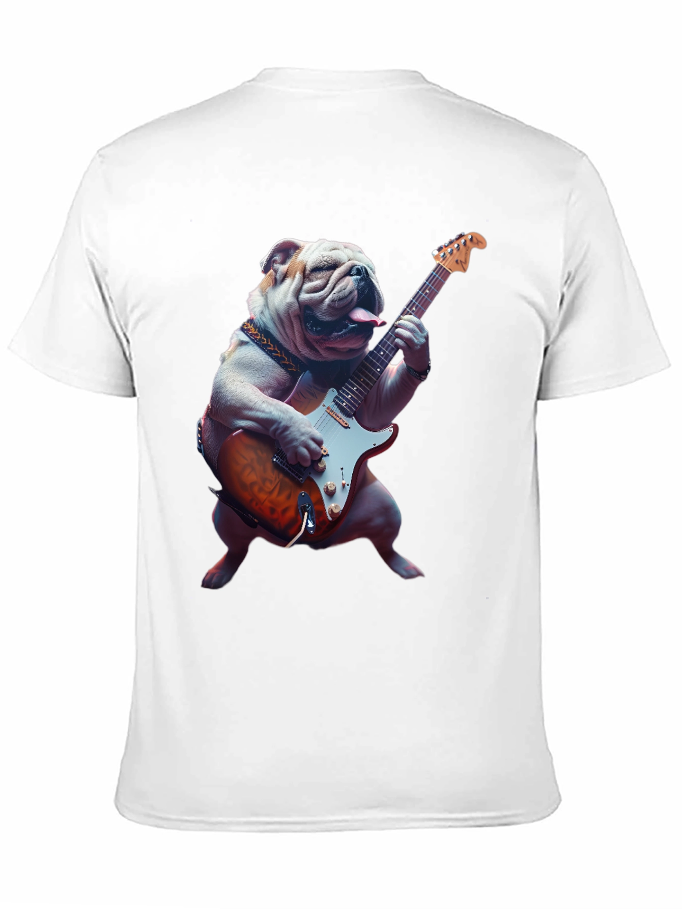 Black Bulldog Guitarist T-Shirt view 11