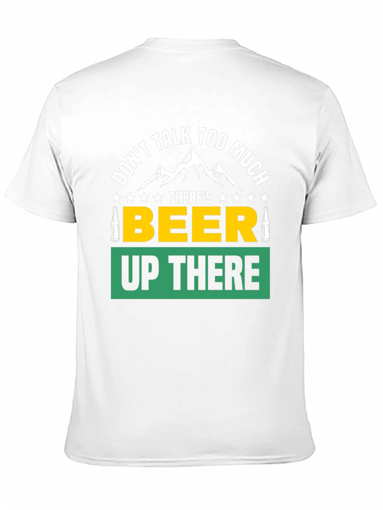 Black Don't Talk, Beer Up There Graphic Tee view 11