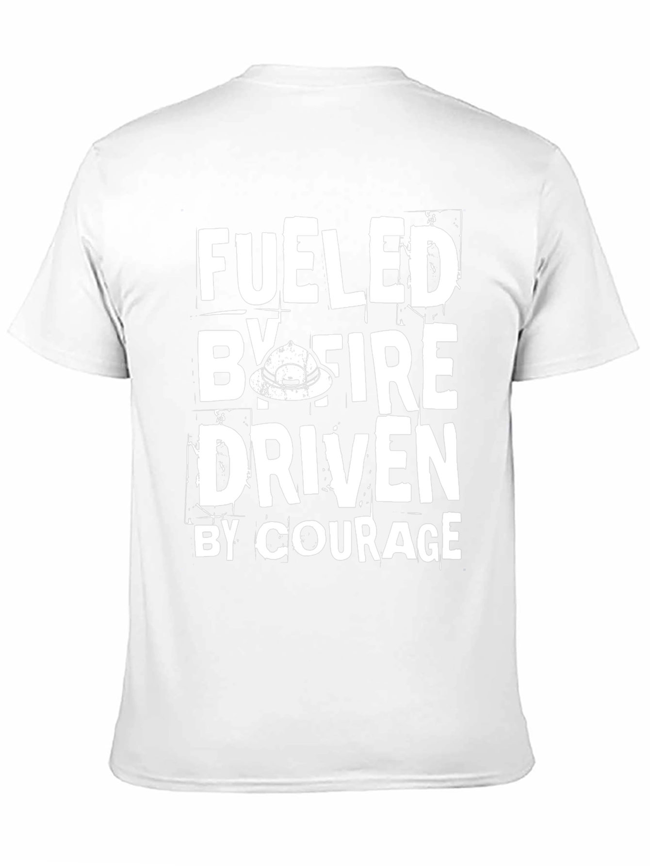 Black Fueled By Fire Driven By Courage Black T-Shirt view 11