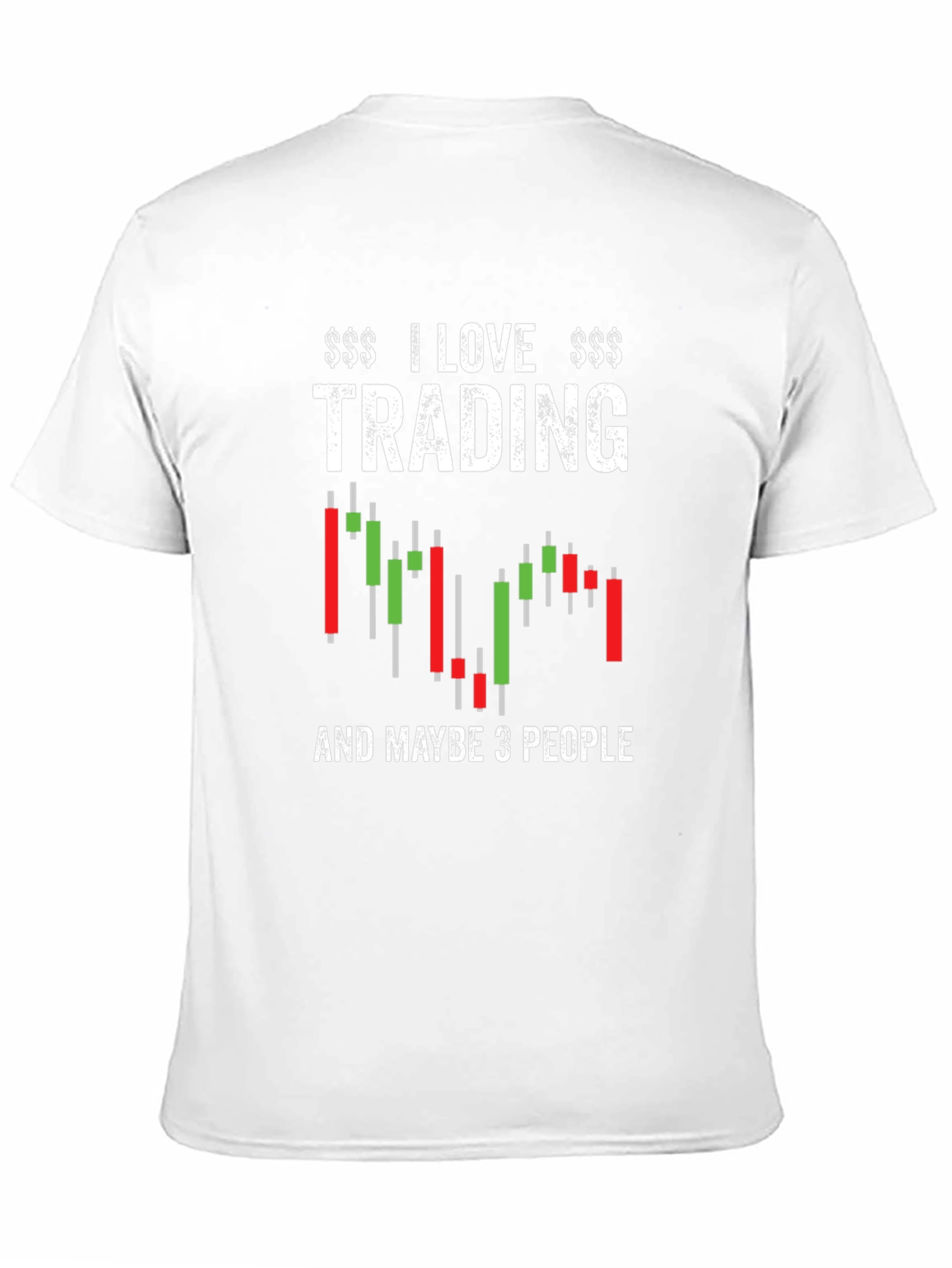 Black I Love Trading Funny Stock Market T-Shirt view 11