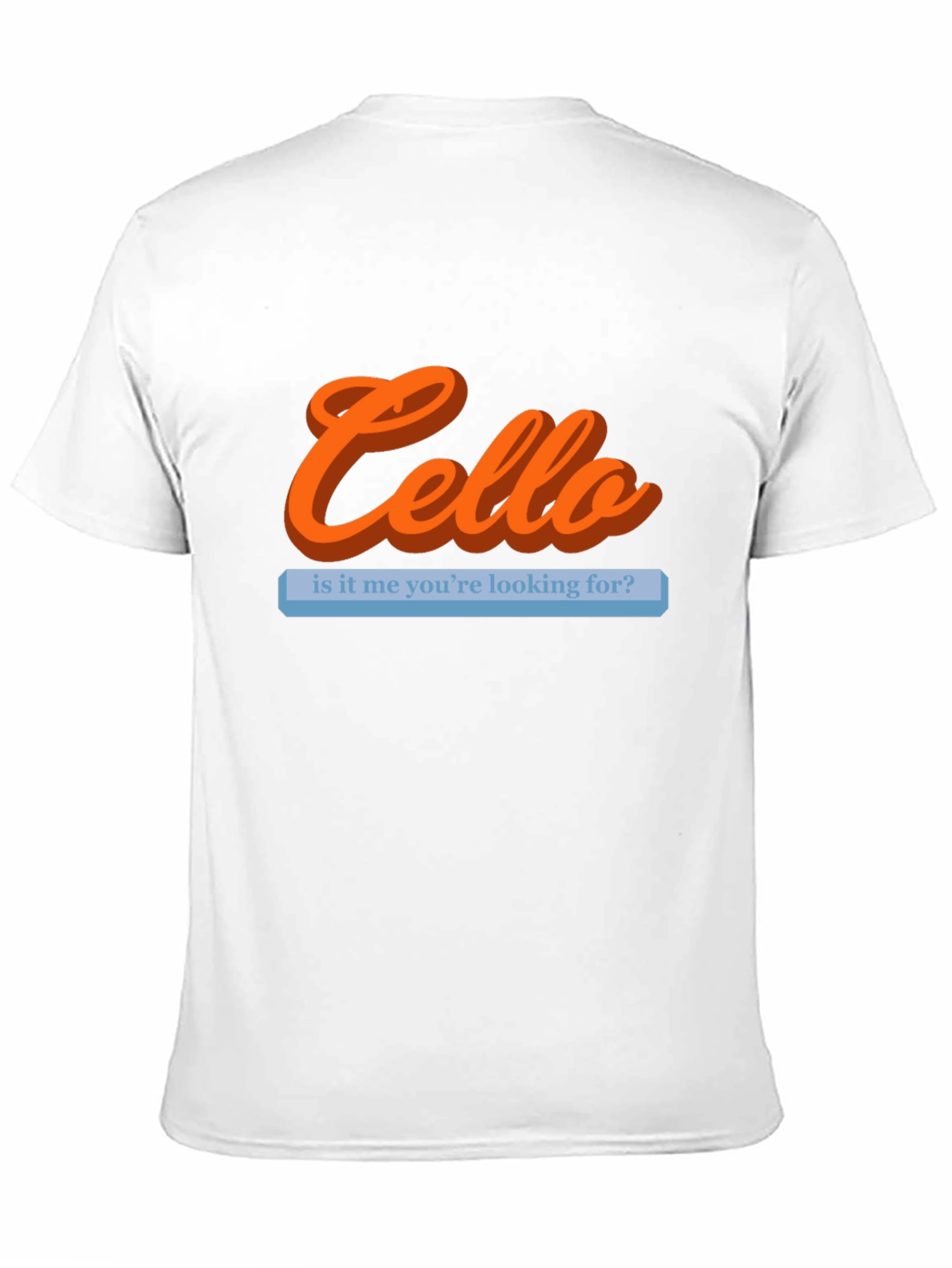 Black Cello Is It Me You're Looking For T-Shirt view 11