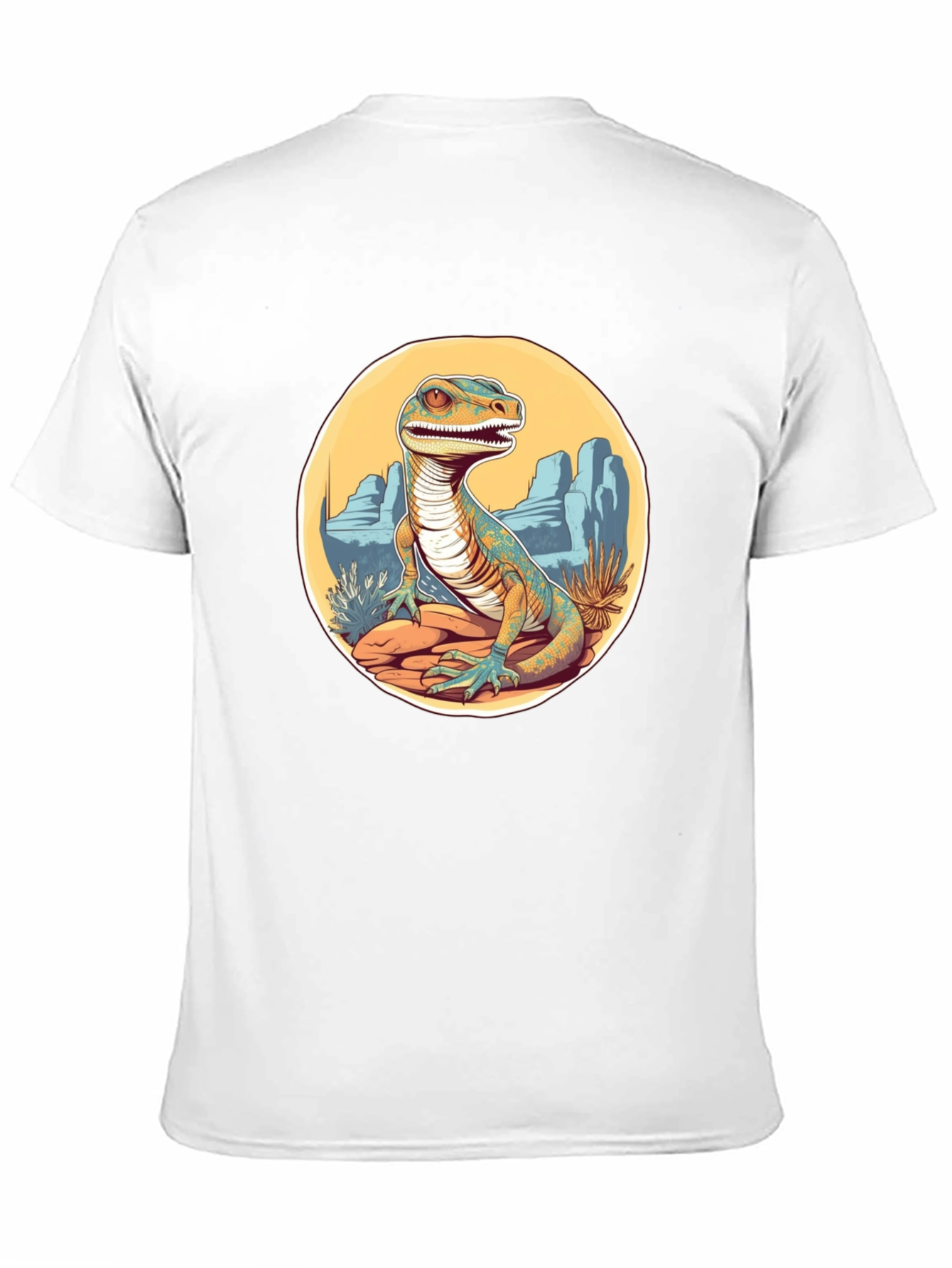 Black Dino Desert T-Shirt - Black view 11