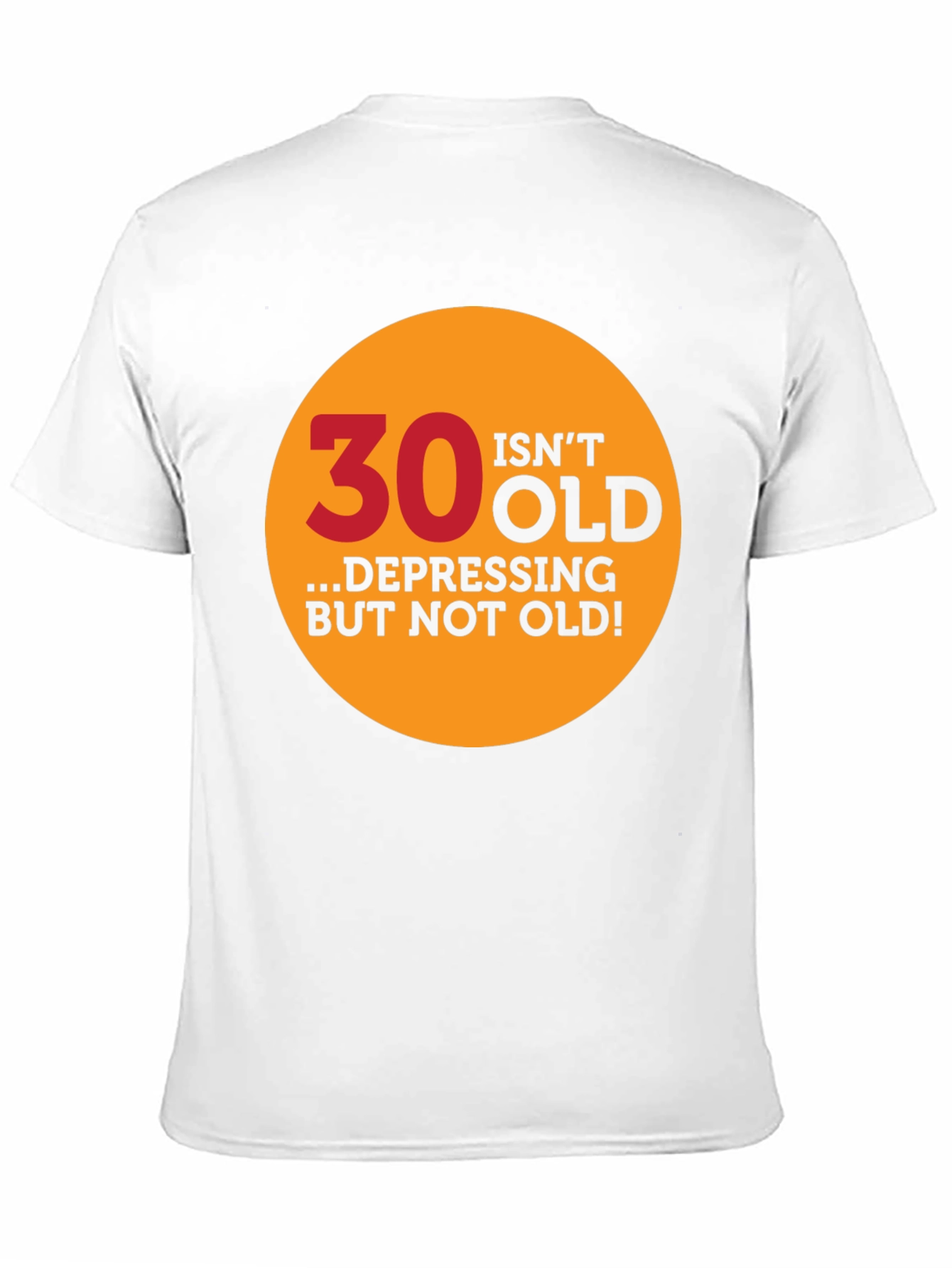 Black 30 Isn't Old Graphic Tee - Men's Black T-Shirt view 11