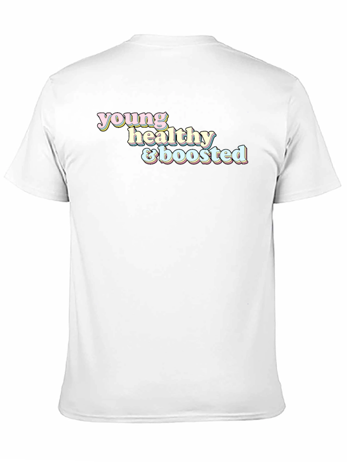 Black Young Healthy & Boosted Graphic Tee view 11