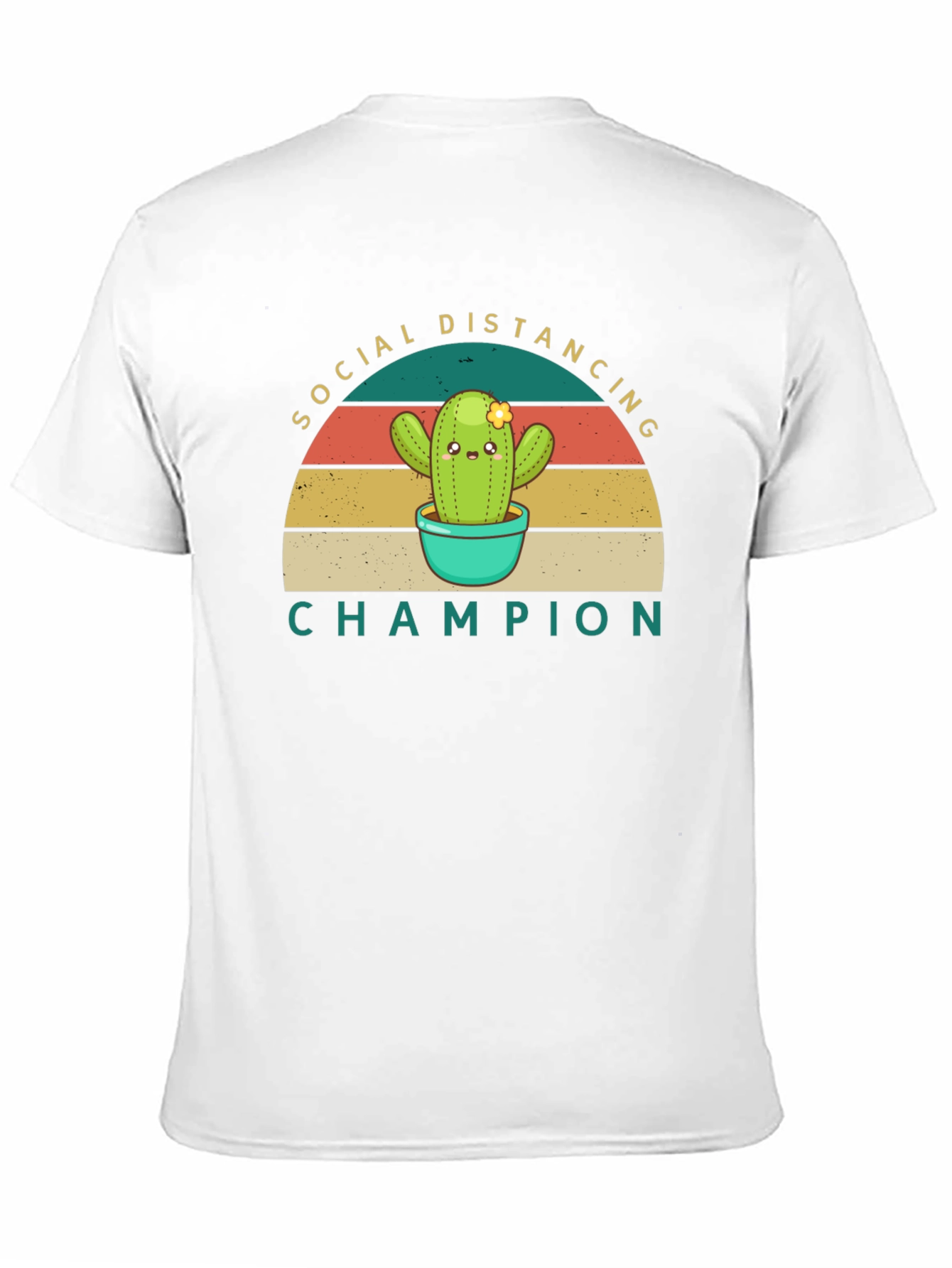 Black Social Distancing Champion Graphic Tee view 11