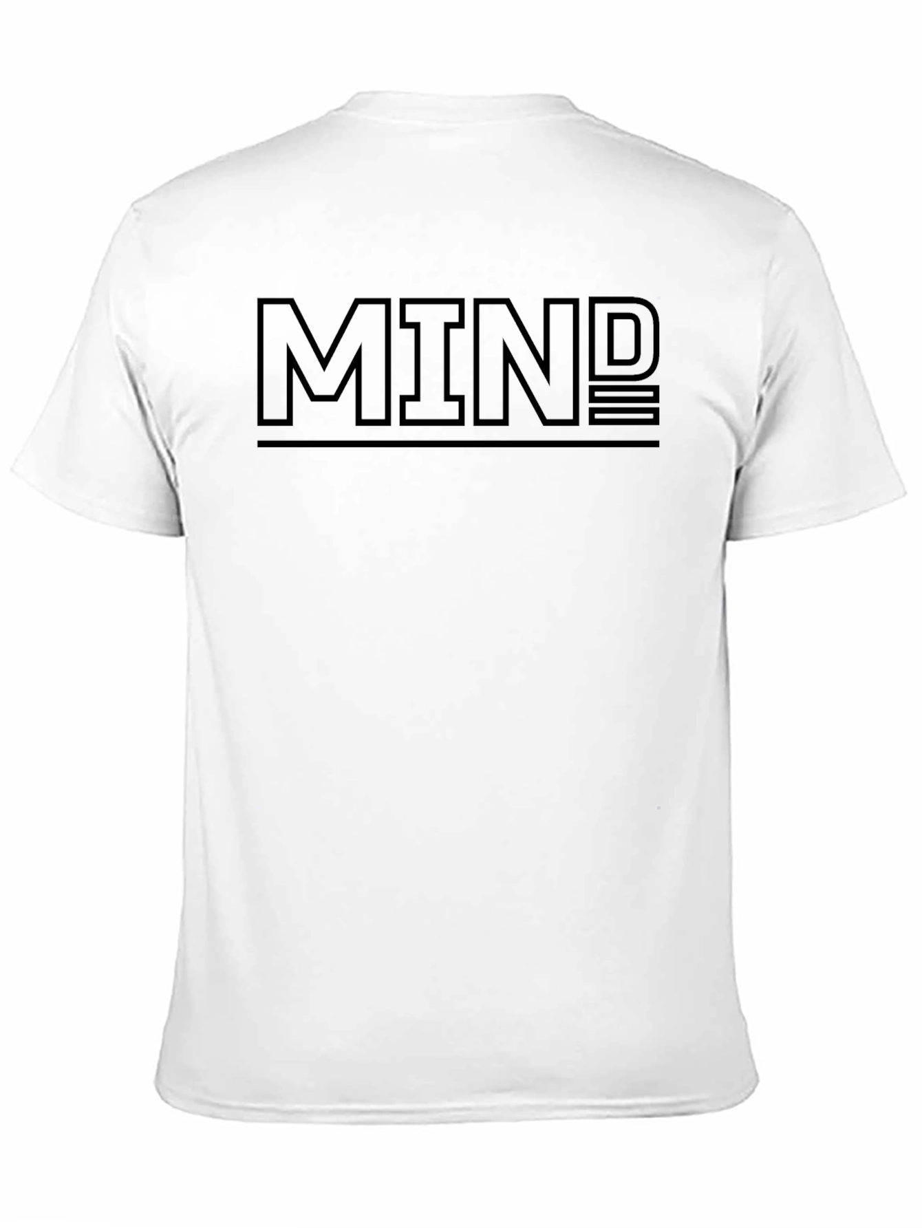 Black MIND Graphic Tee - Modern Minimalist Design view 11