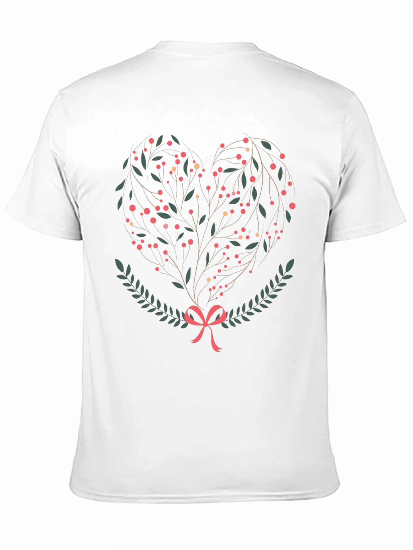 Black Heart of Berries Graphic Tee - Black view 11