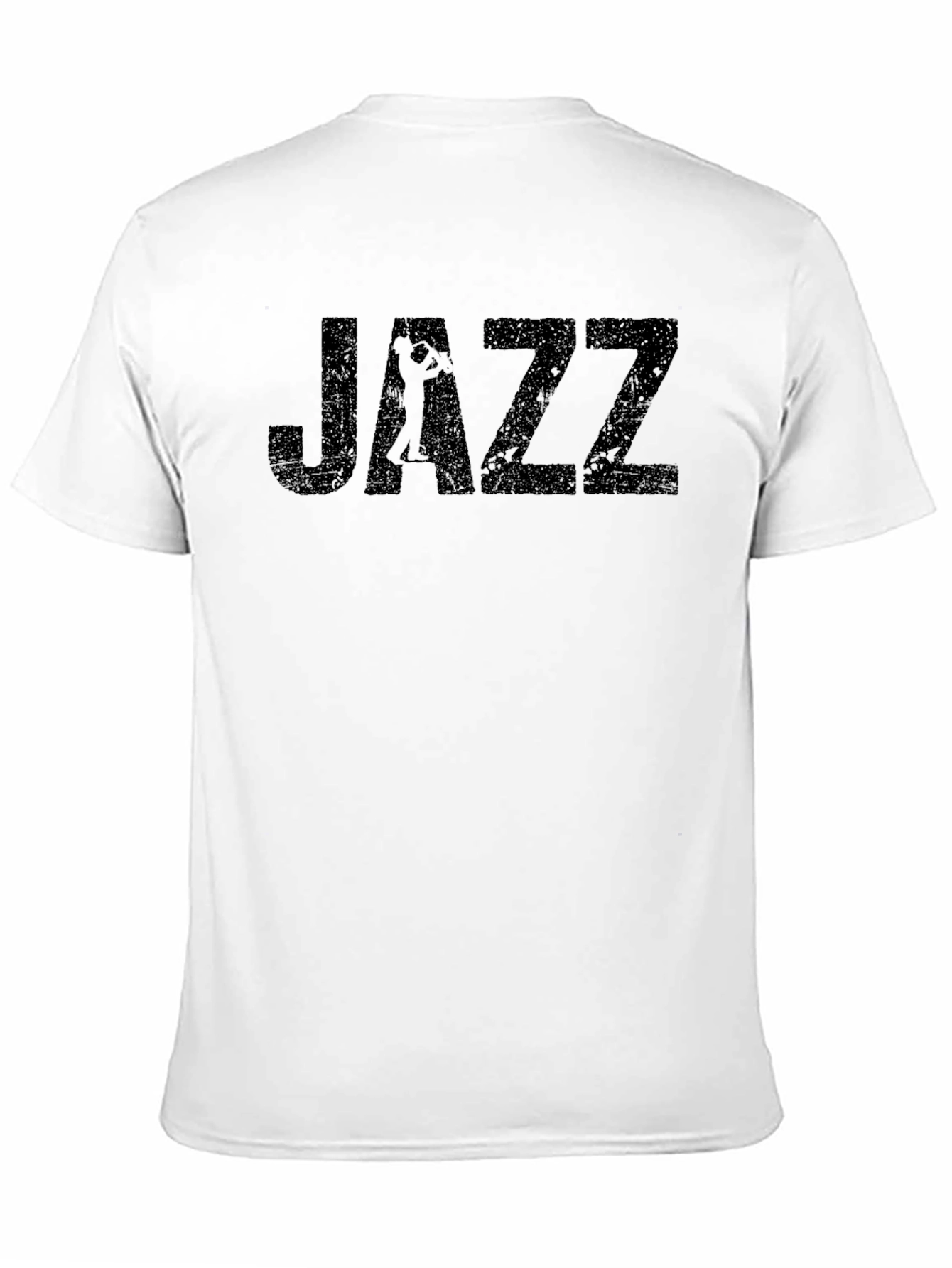 Black Jazz Saxophone Player Graphic T-Shirt - Black view 11