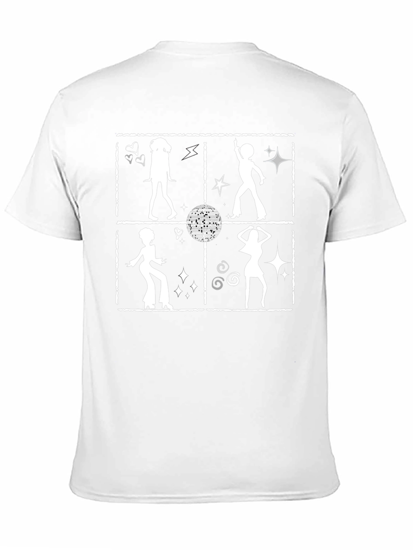 Black Disco Fever T-Shirt - Retro Dance Design view 11