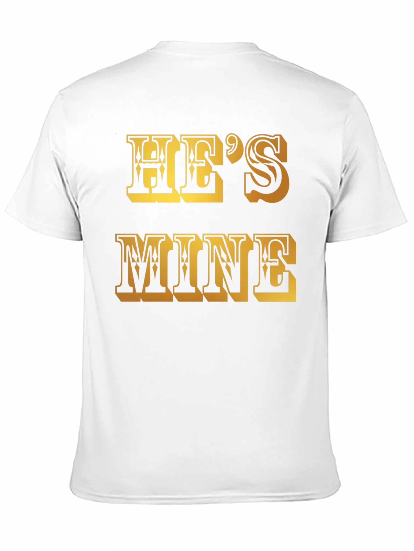 Black He's Mine Graphic T-Shirt view 11