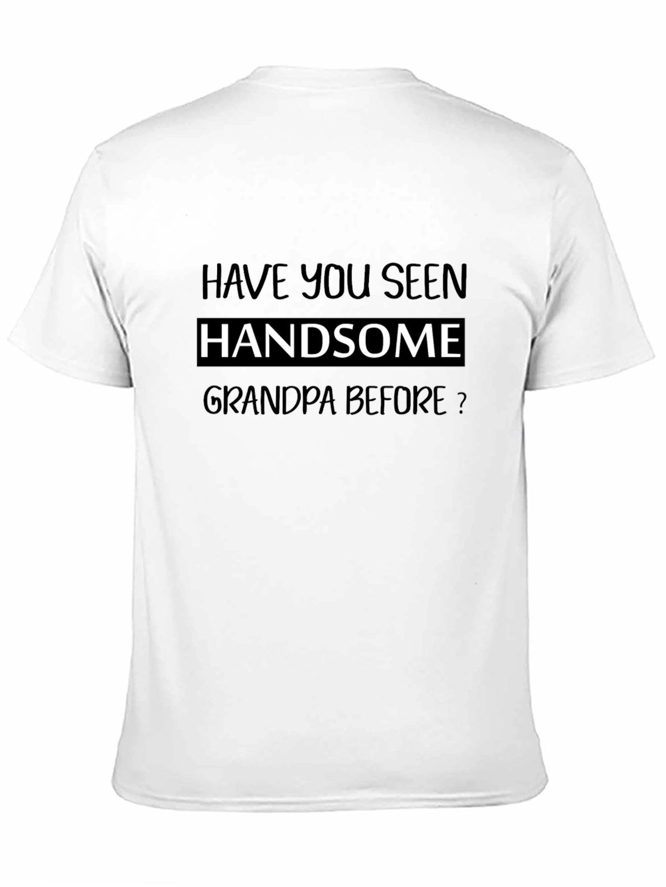 Black Handsome Grandpa Graphic T-Shirt view 11