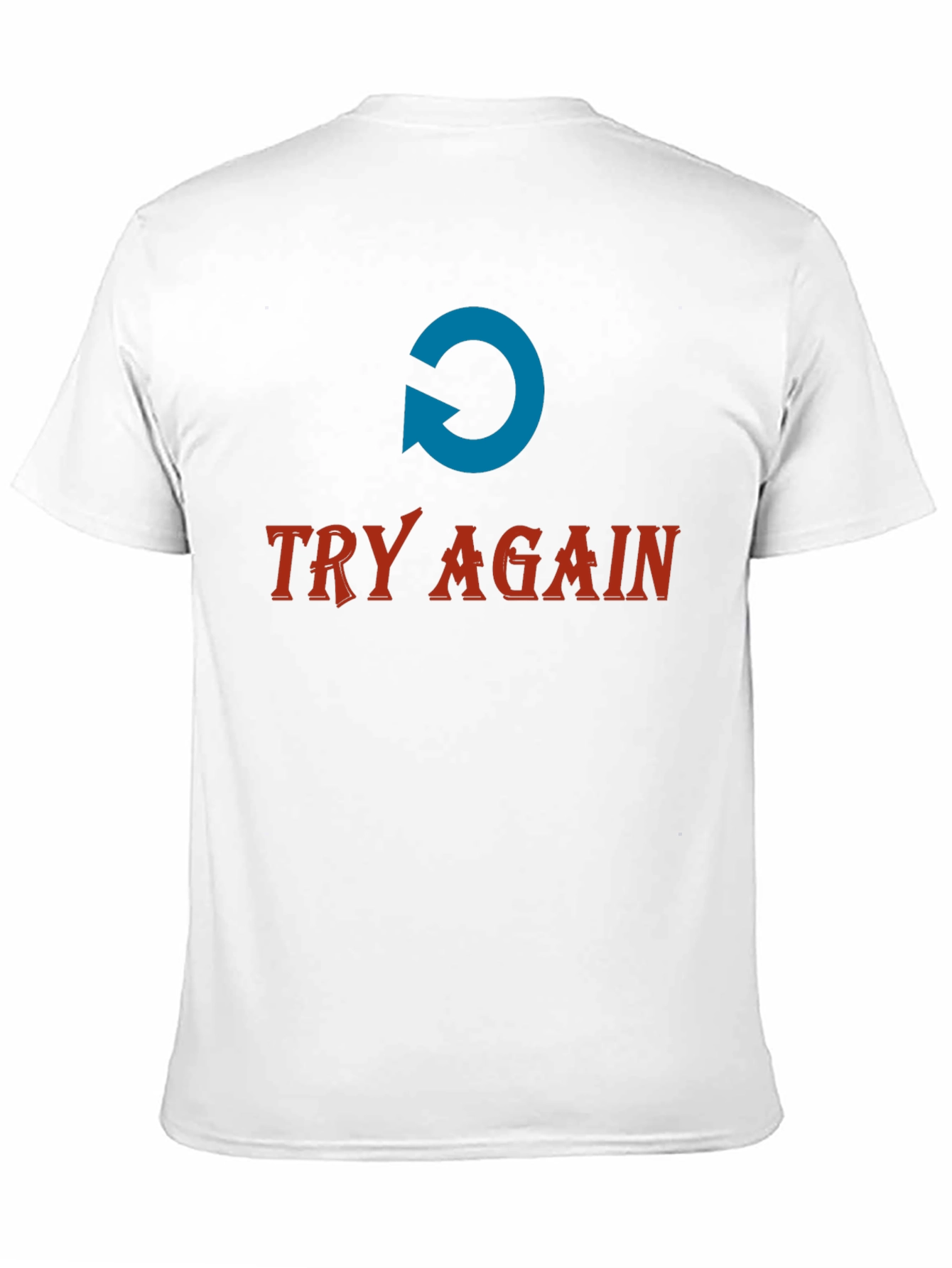 Black Try Again Graphic Tee - Soft Cotton Comfort view 11