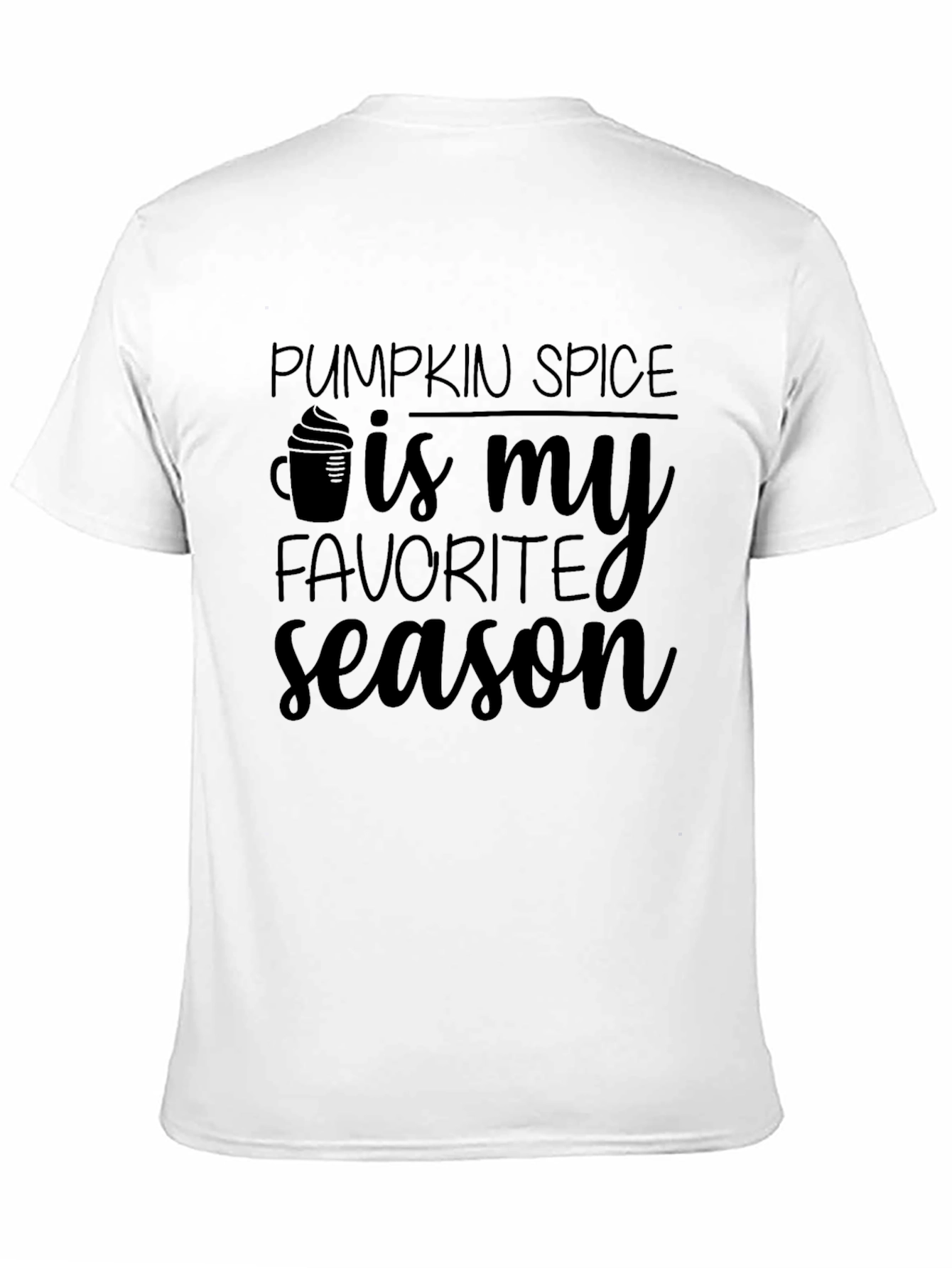 Black Pumpkin Spice is My Favorite Season Tee view 11