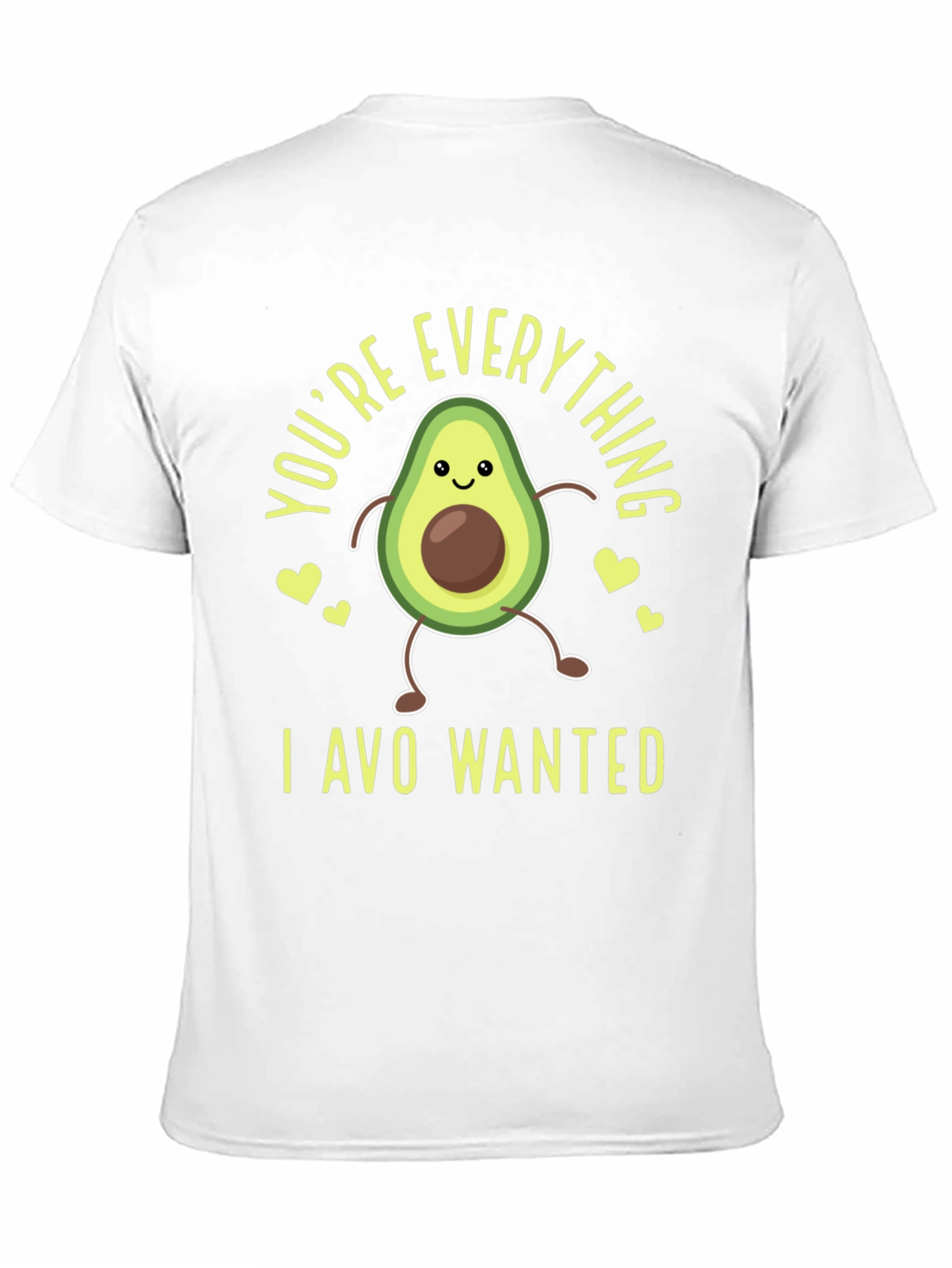 Black Avocado Everything I Avo Wanted Funny Pun T-Shirt view 11