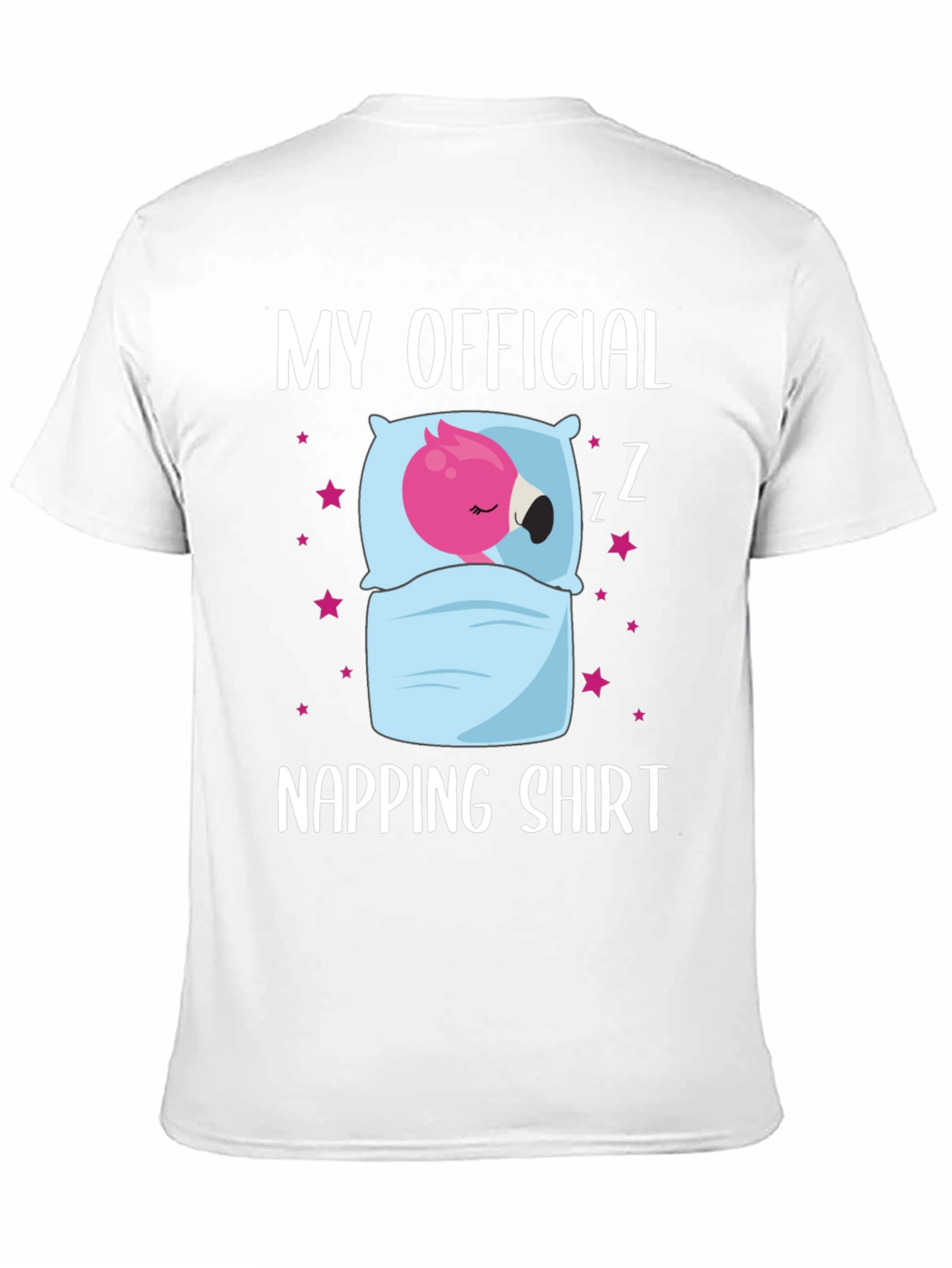 Black My Official Napping Shirt - Flamingo Sleep Tee view 11