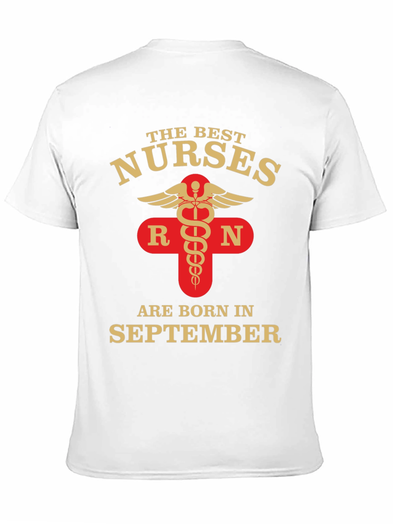 Black Best Nurses Born in September T-Shirt RN view 11