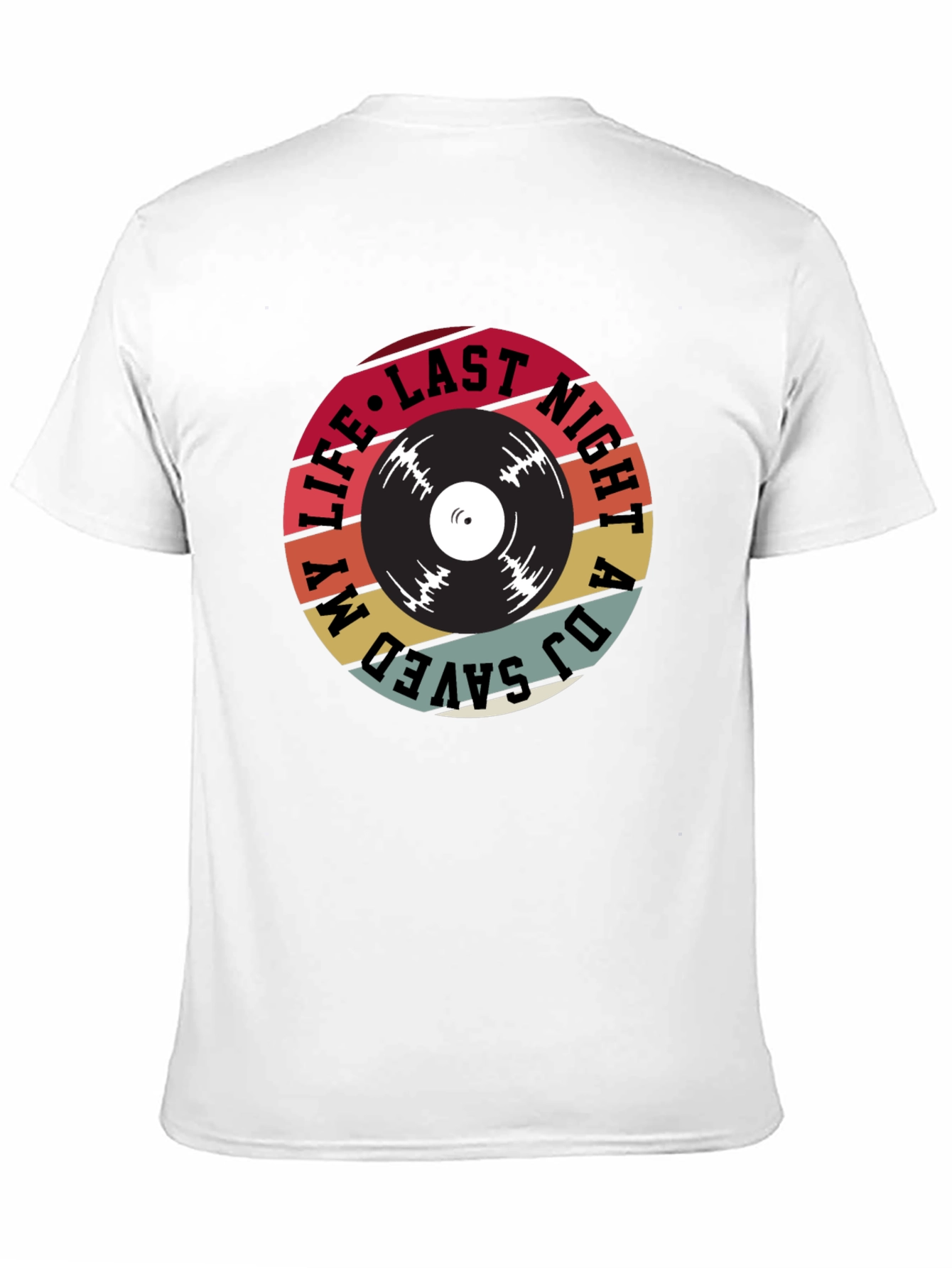 Black DJ Saved My Life Graphic Tee view 11