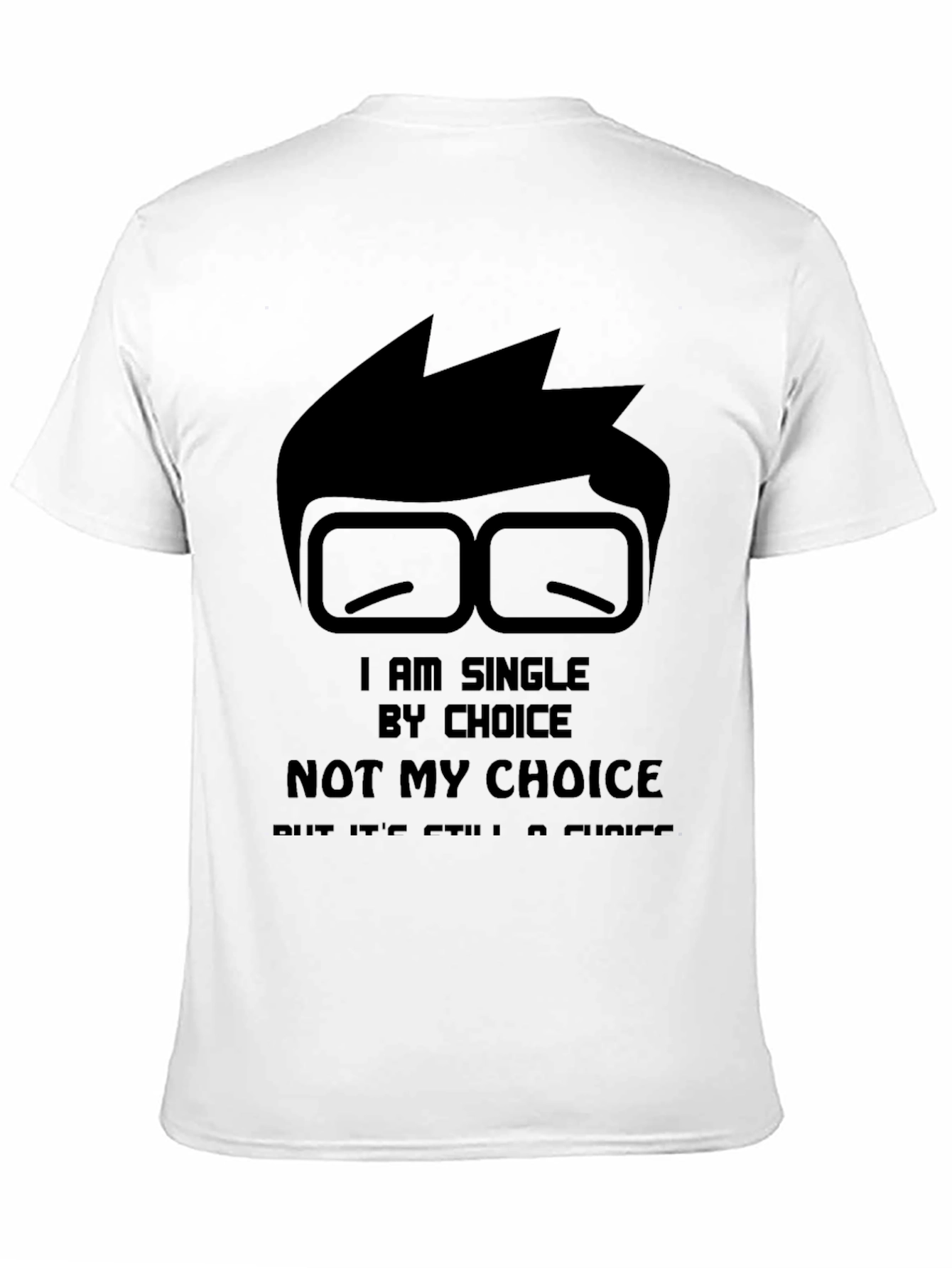 Black Single By Choice Black T-Shirt view 11
