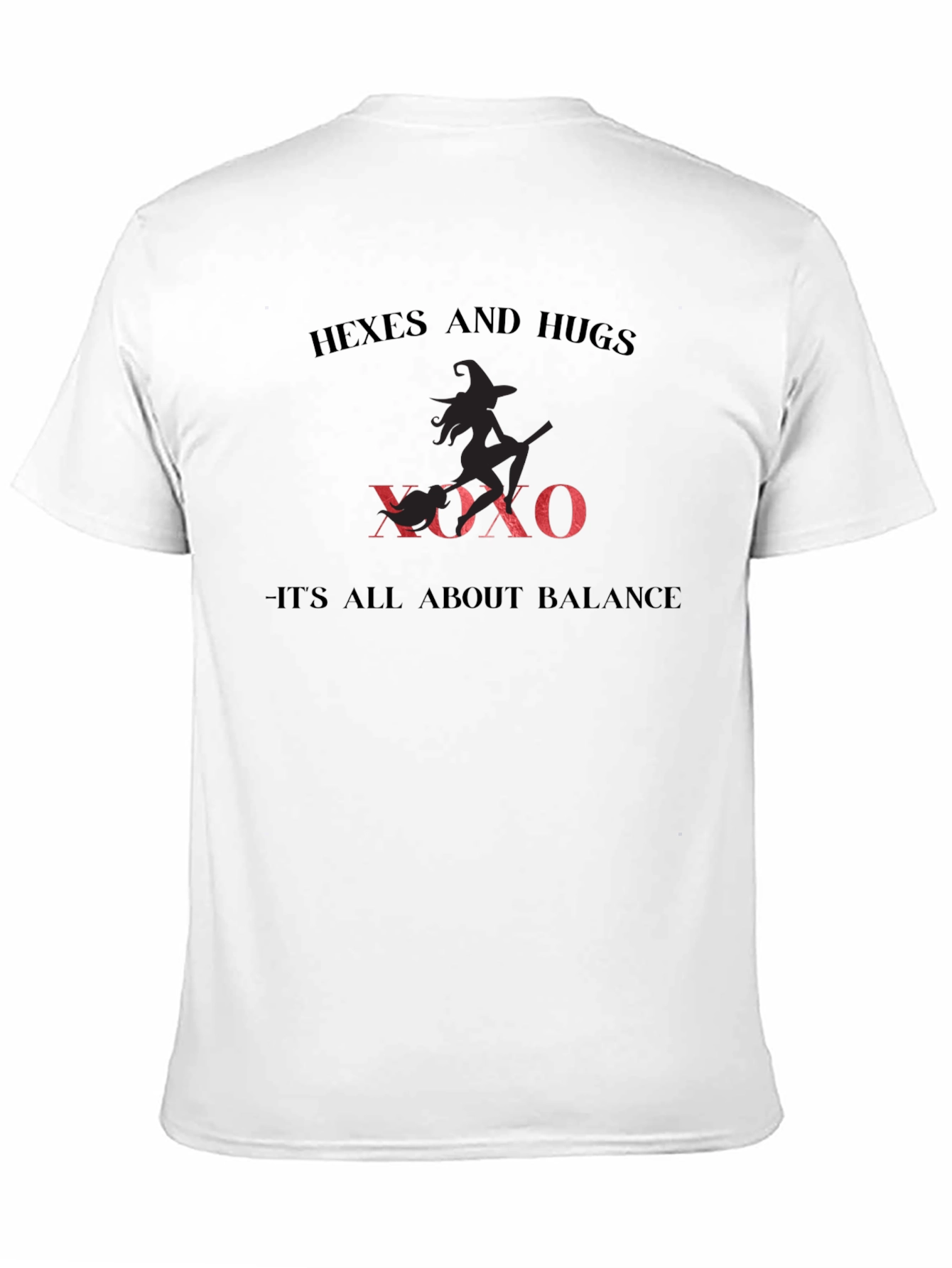 Black Hexes and Hugs Black Graphic Tee view 11