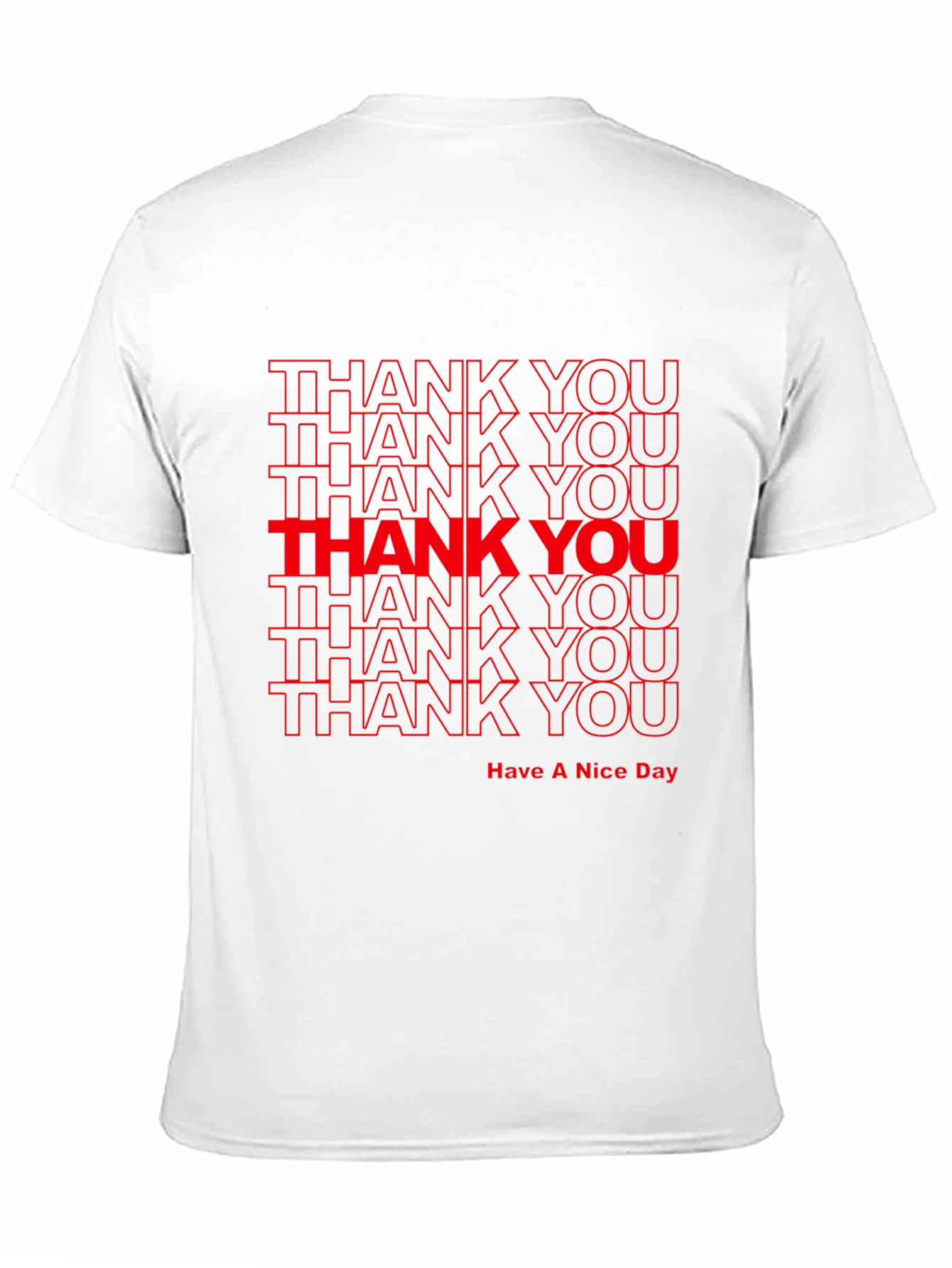Black Thank You Graphic Print T-Shirt view 11