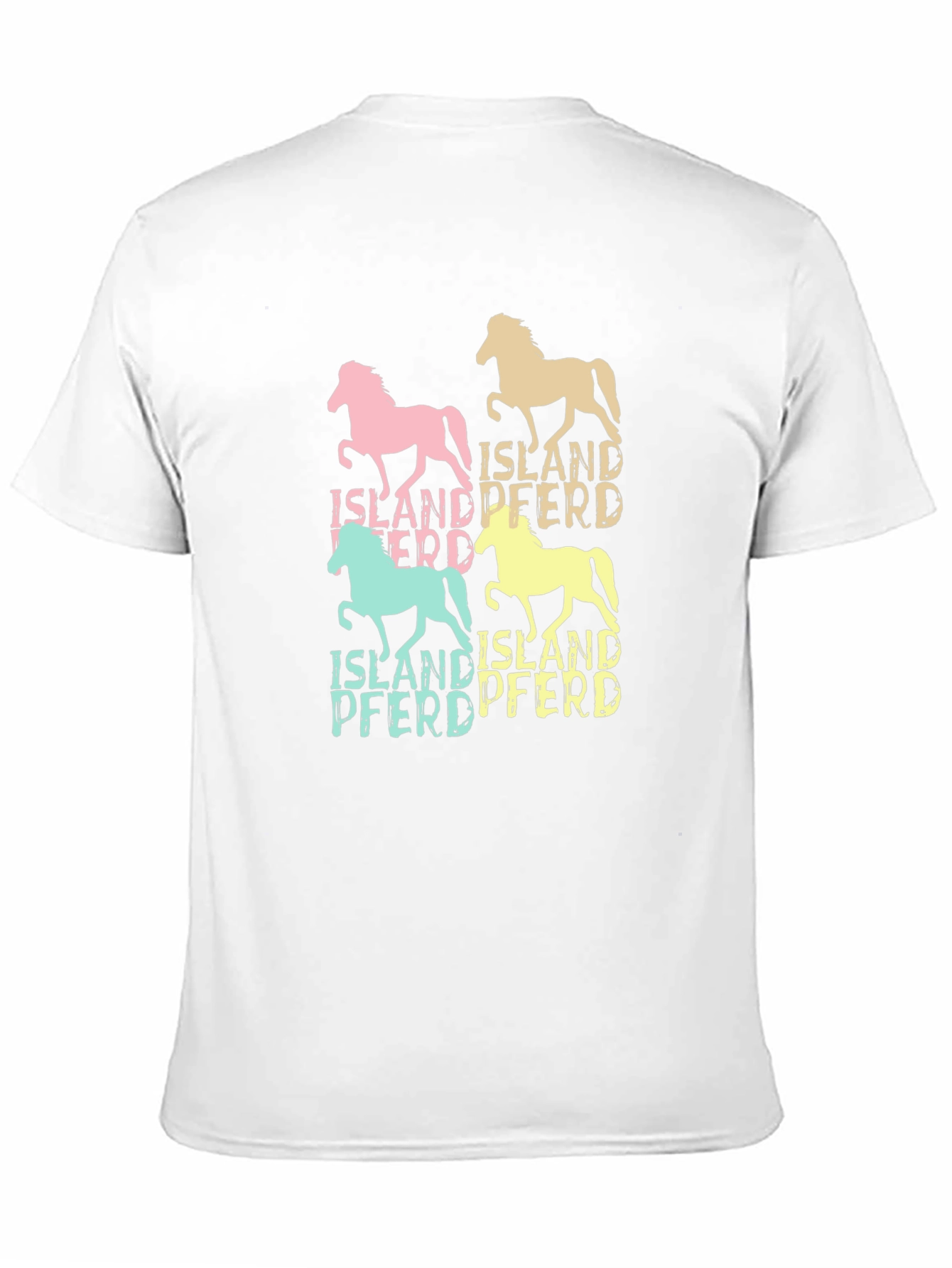 Black Island Pferd Horse Graphic Tee view 11