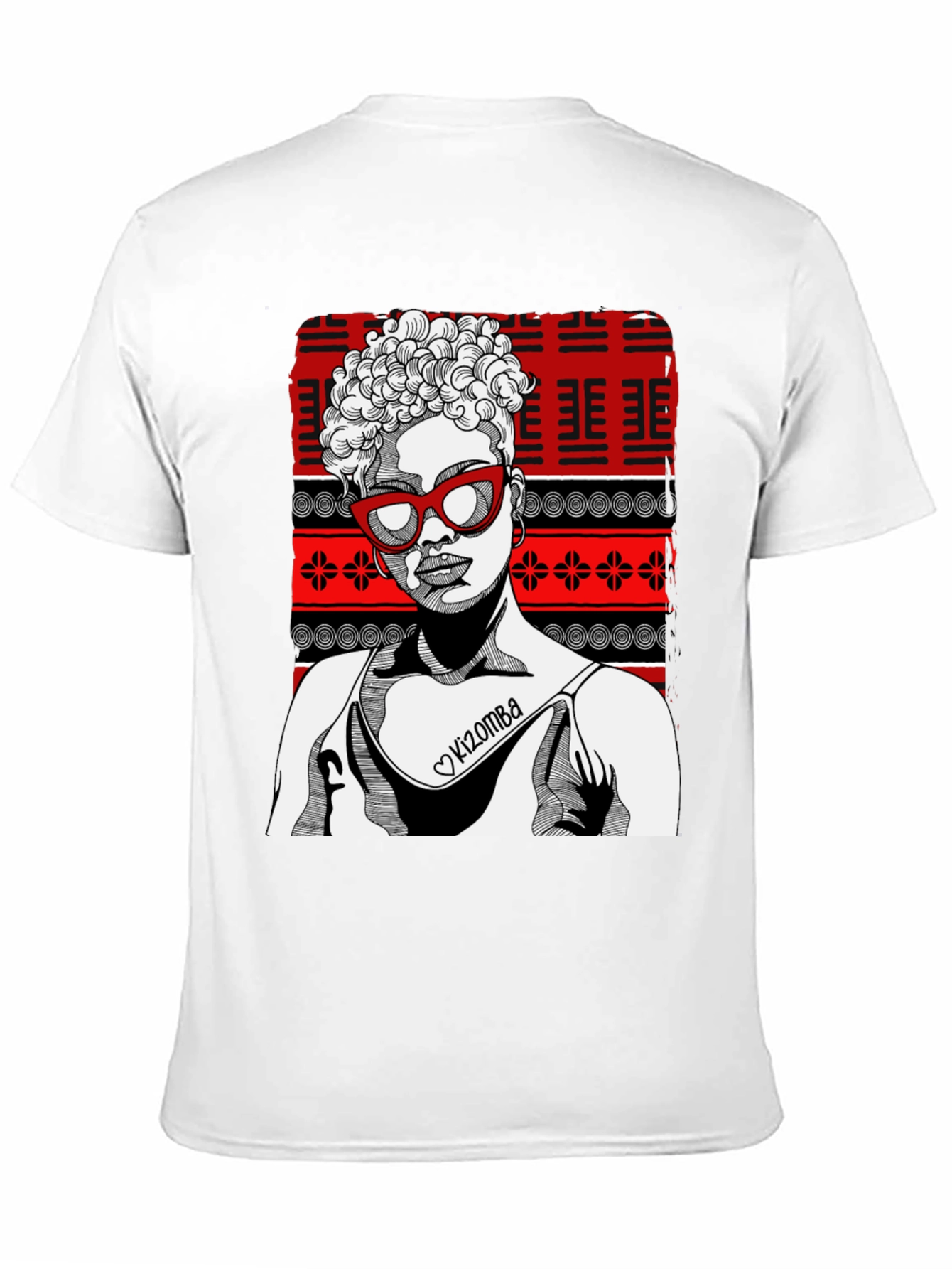Black Kizomba Graphic T-Shirt - Stylish and Unique! view 11
