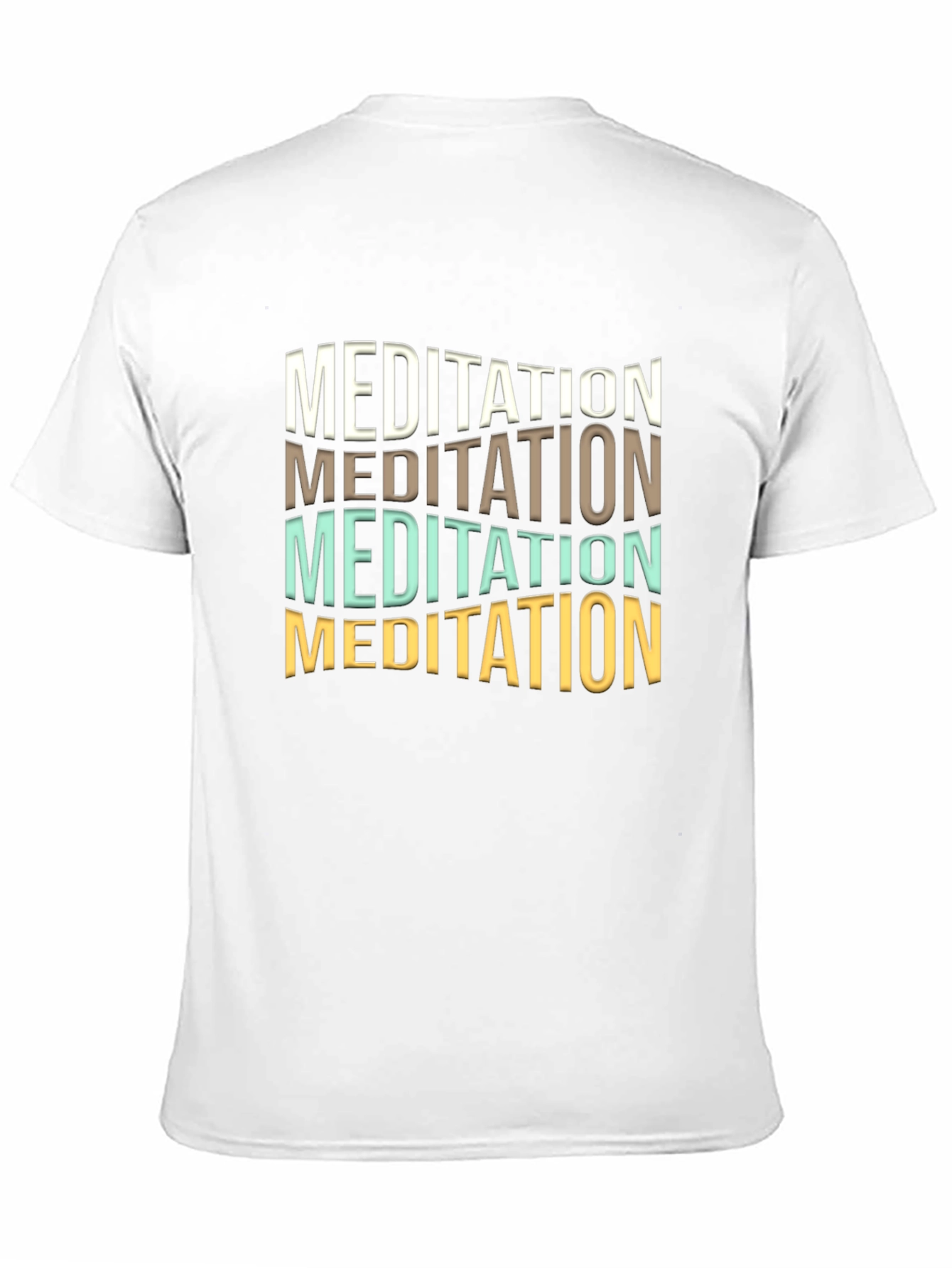 Black Meditation Graphic Tee - Soft Cotton Blend view 11