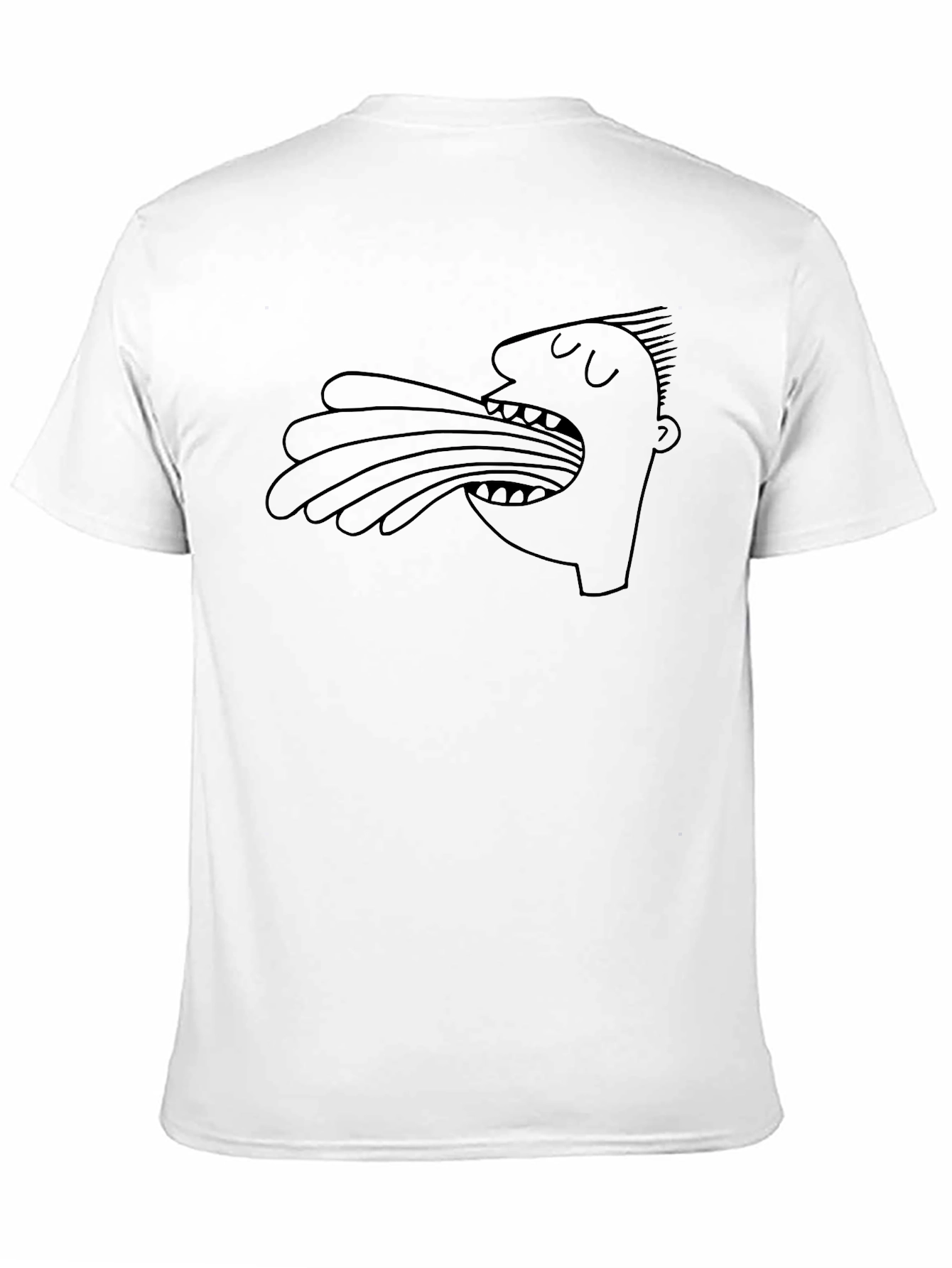 Black Abstract Art Black Graphic Tee view 11