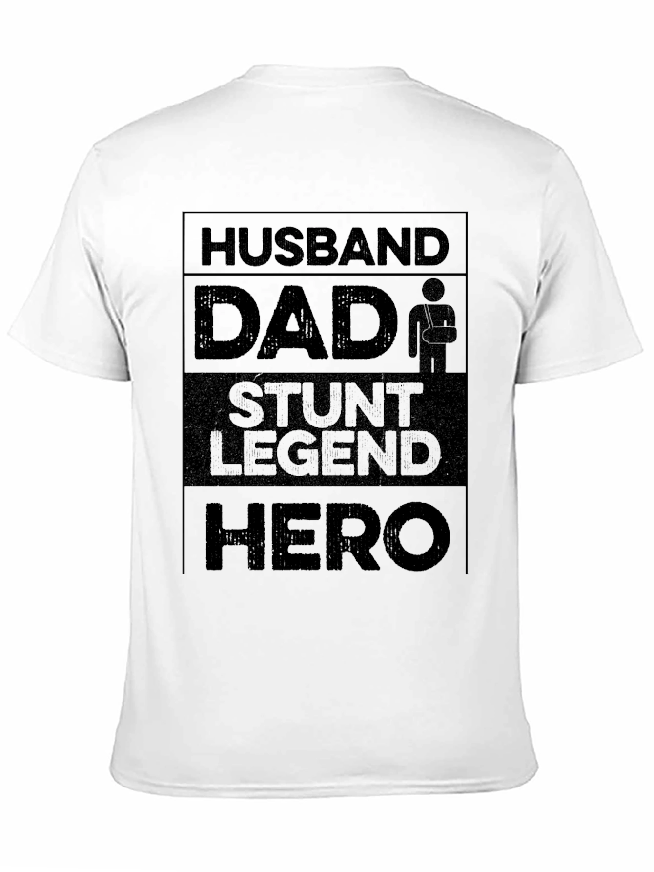 Black Husband Dad Stunt Legend Hero Graphic Tee view 11