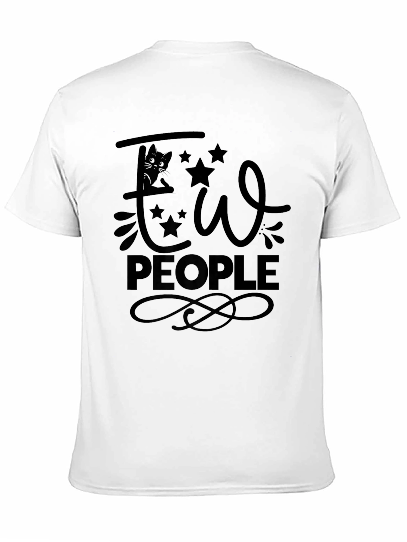 Black Ew People Black Cat Graphic Tee view 11