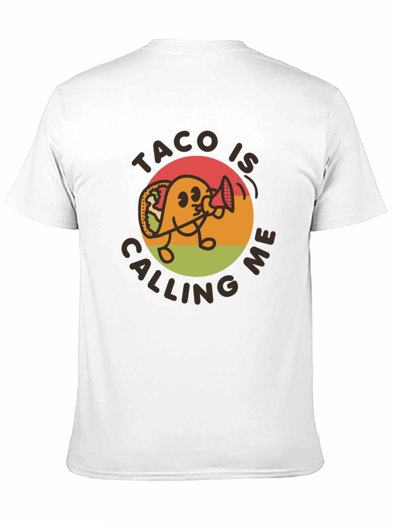 Black Taco Is Calling Me T-Shirt - Novelty Graphic Tee view 11