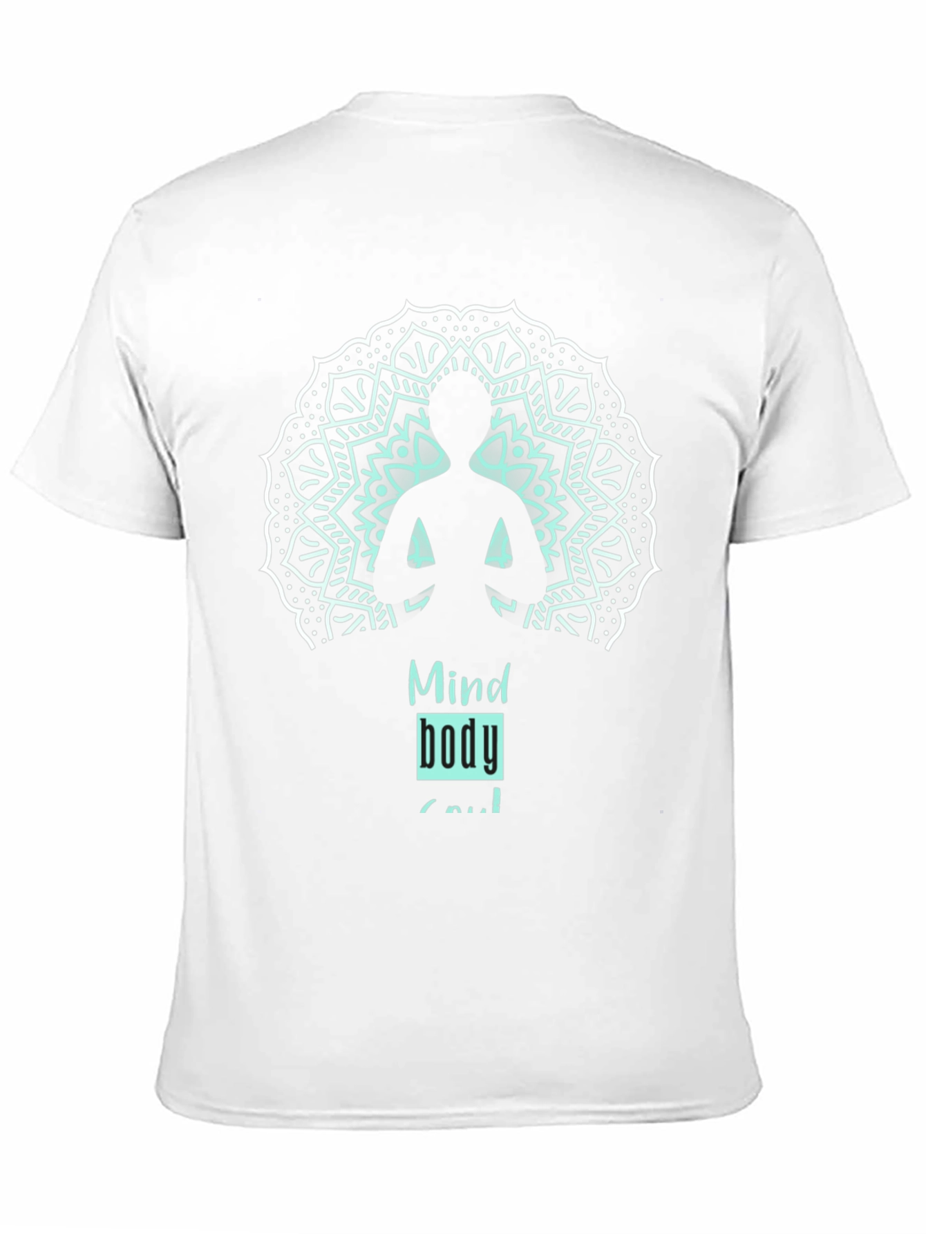 Black Mind Body Soul Graphic T-Shirt view 11
