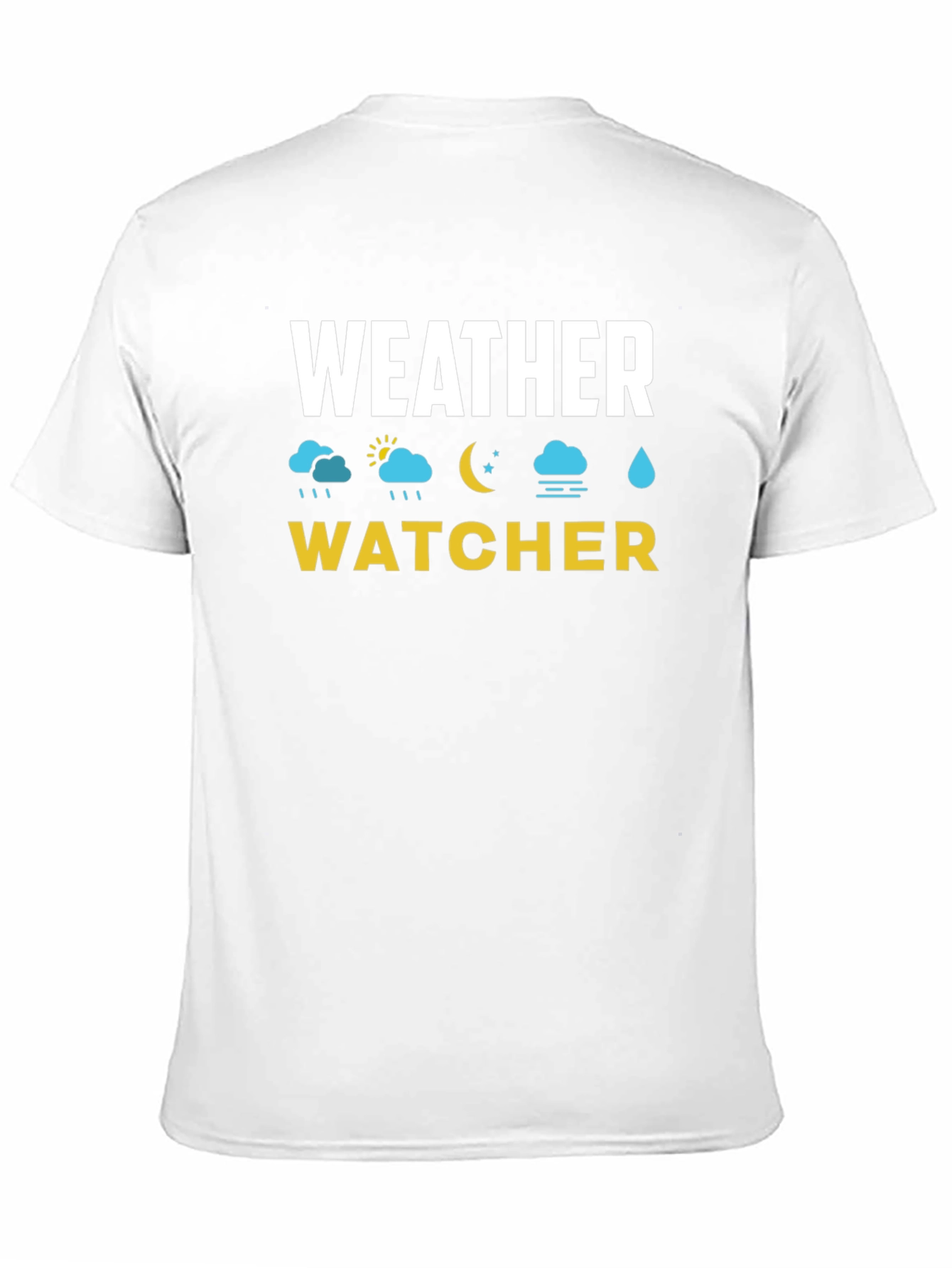 Black Weather Watcher Black T-Shirt view 11