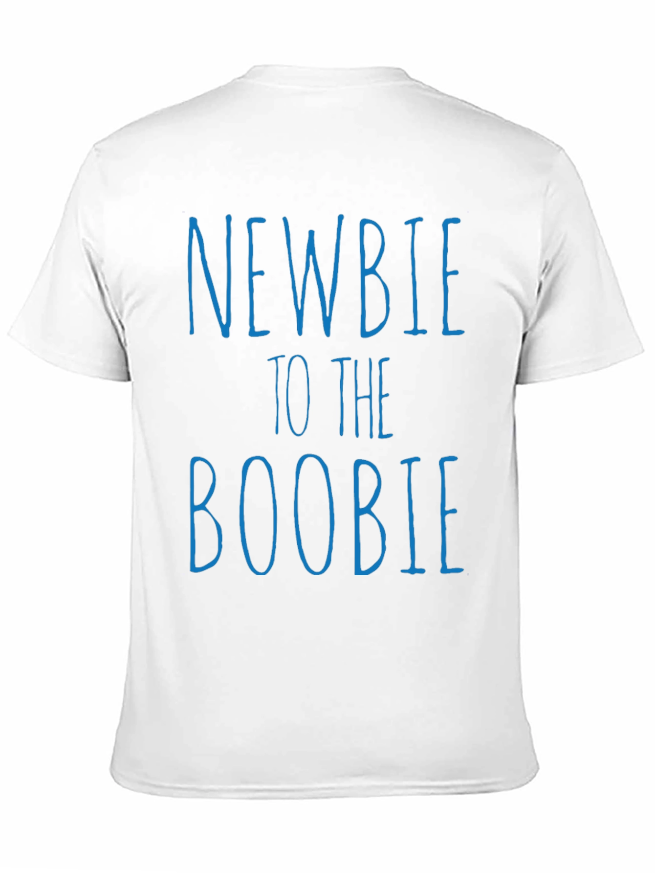 Black Newbie To The Boobie Graphic Tee - Funny T-Shirt view 11