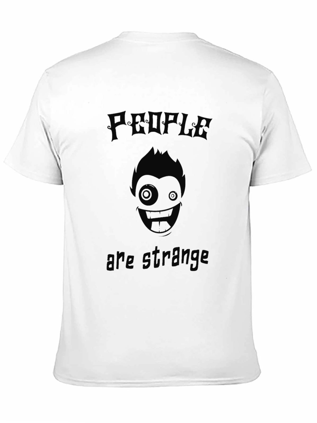 Black People Are Strange Black T-Shirt view 11