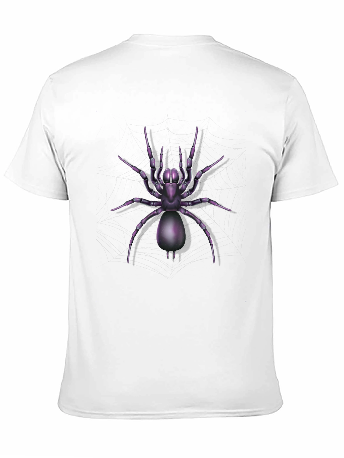 Black Spider Graphic Tee - Black Cotton Blend view 11