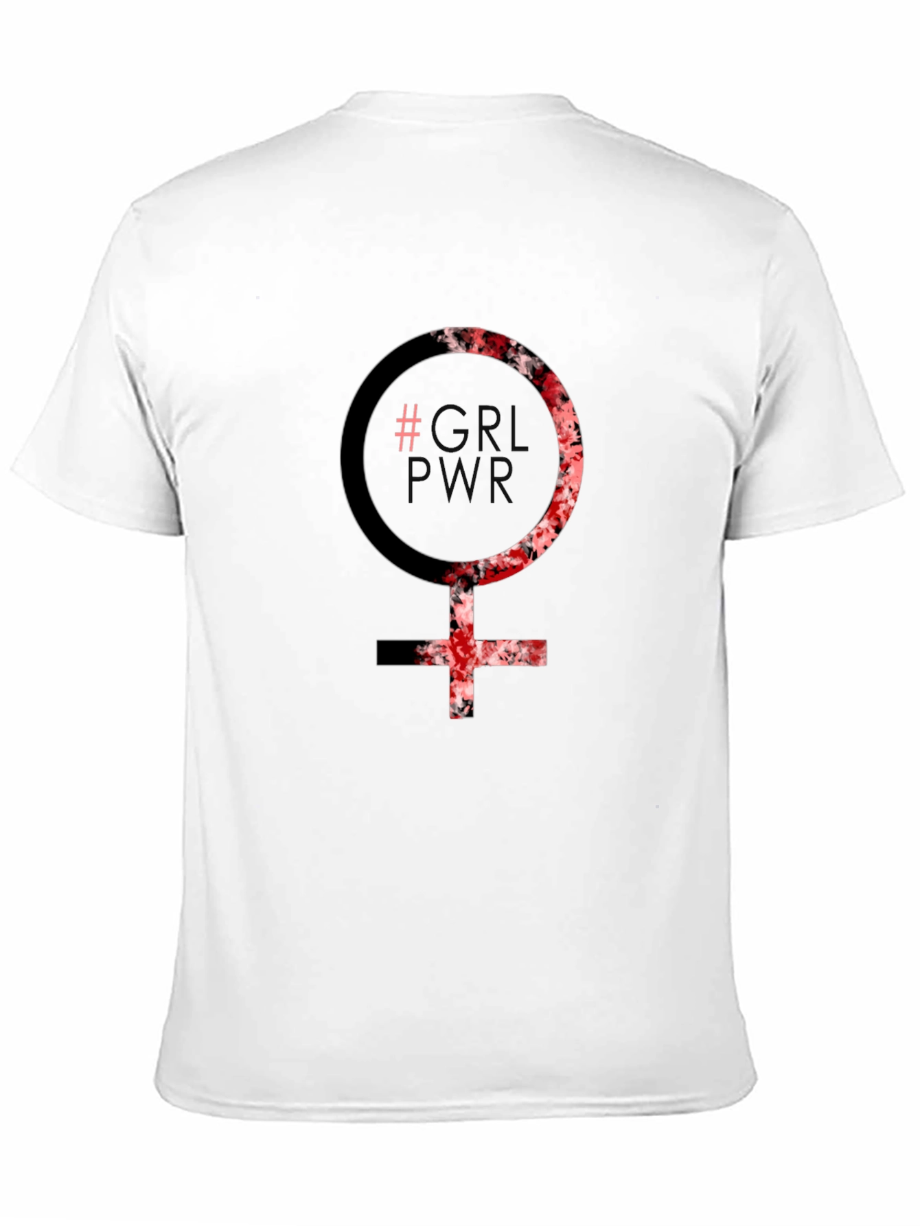 Black GRL PWR Graphic Tee - Black Feminist T-Shirt view 11