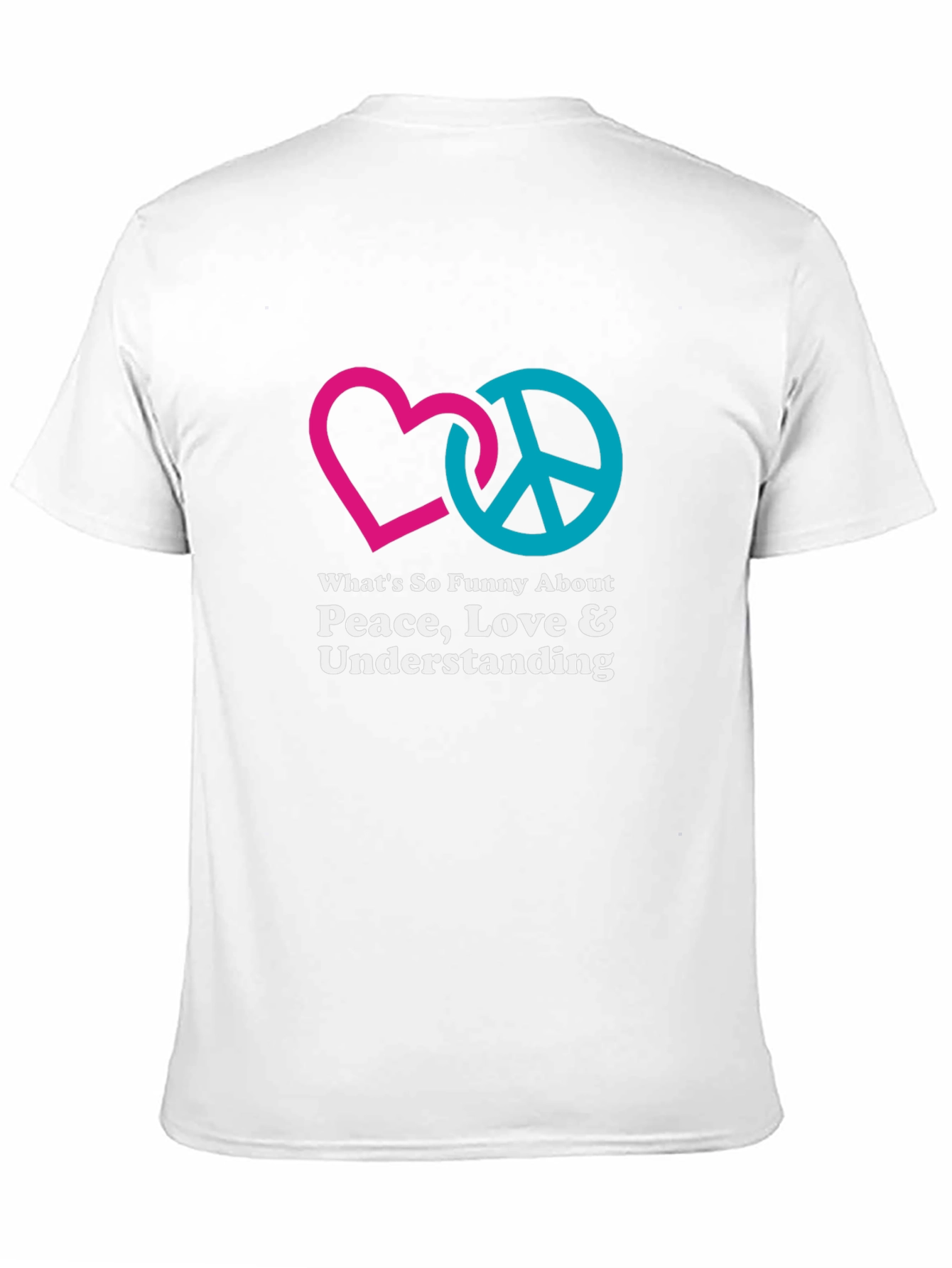 Black Peace Love Understanding Graphic T-Shirt view 11